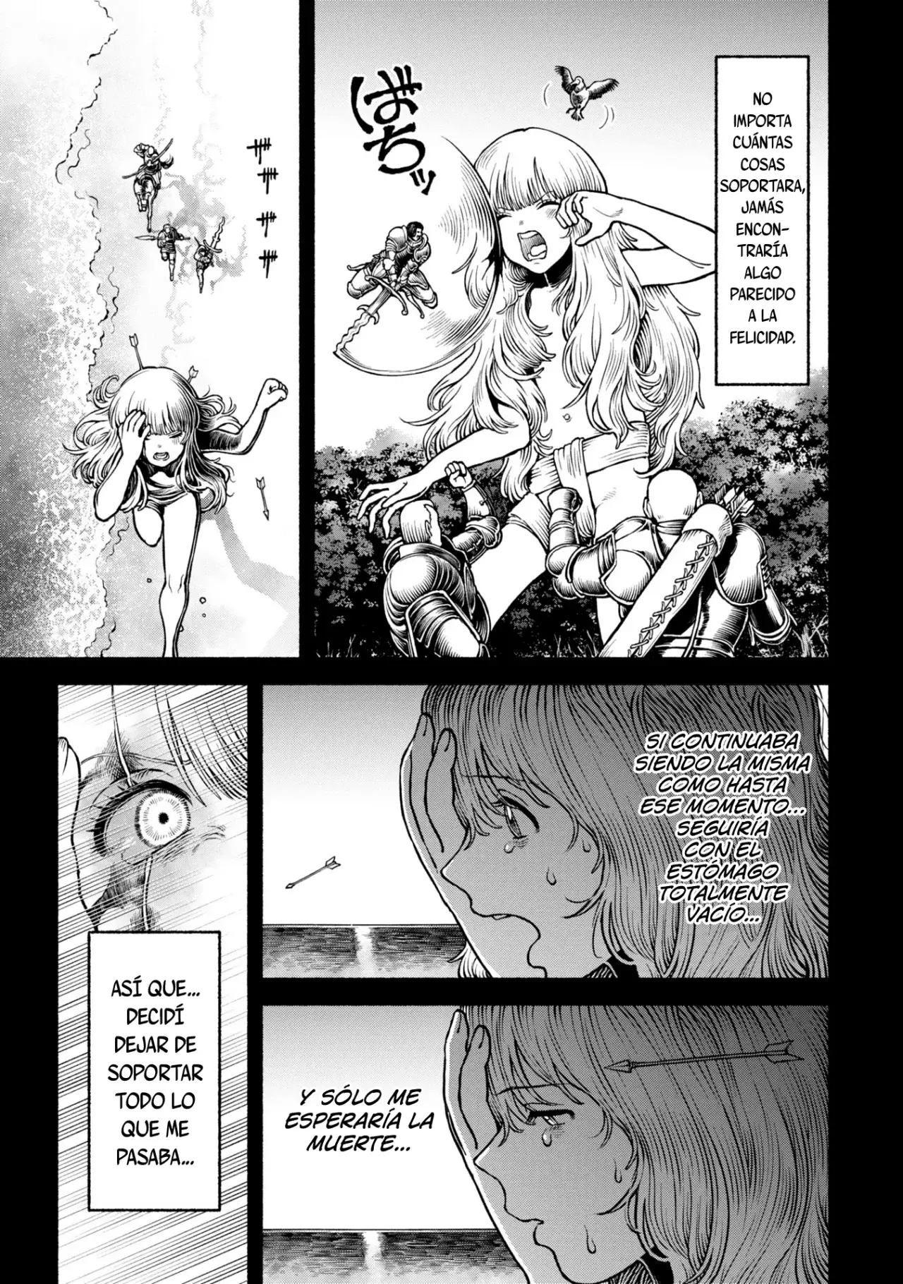 Onna Kishi to Kemomimi no Ko Capitulo 48: Entre la vida y la muerte en las montañas nevadas página 10