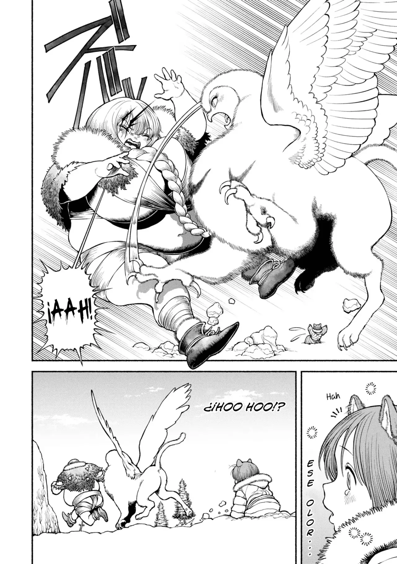 Onna Kishi to Kemomimi no Ko Capitulo 49: El deber de una Bestia Divina página 6
