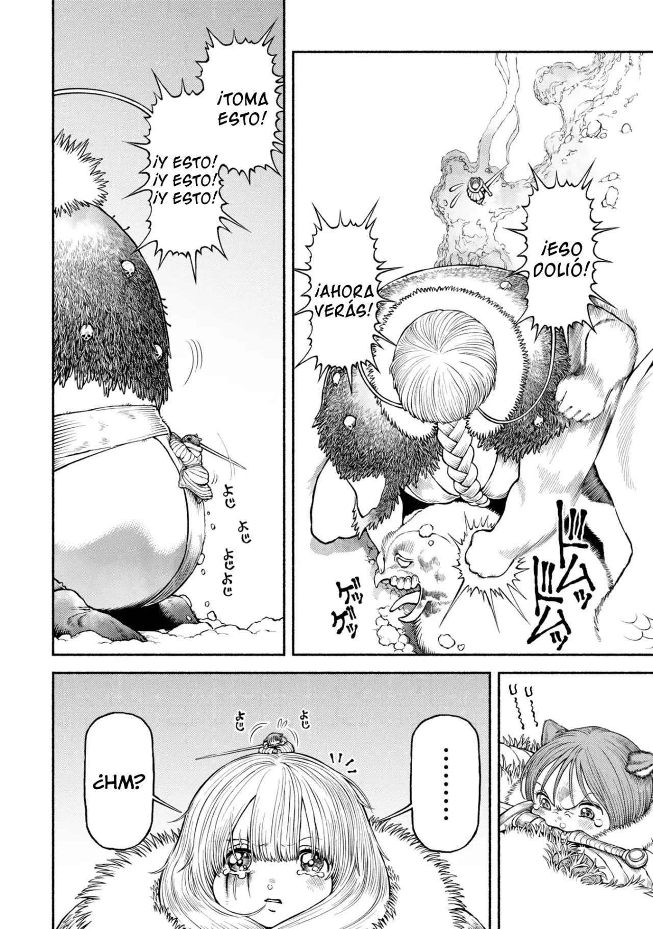 Onna Kishi to Kemomimi no Ko Capitulo 49: El deber de una Bestia Divina página 8