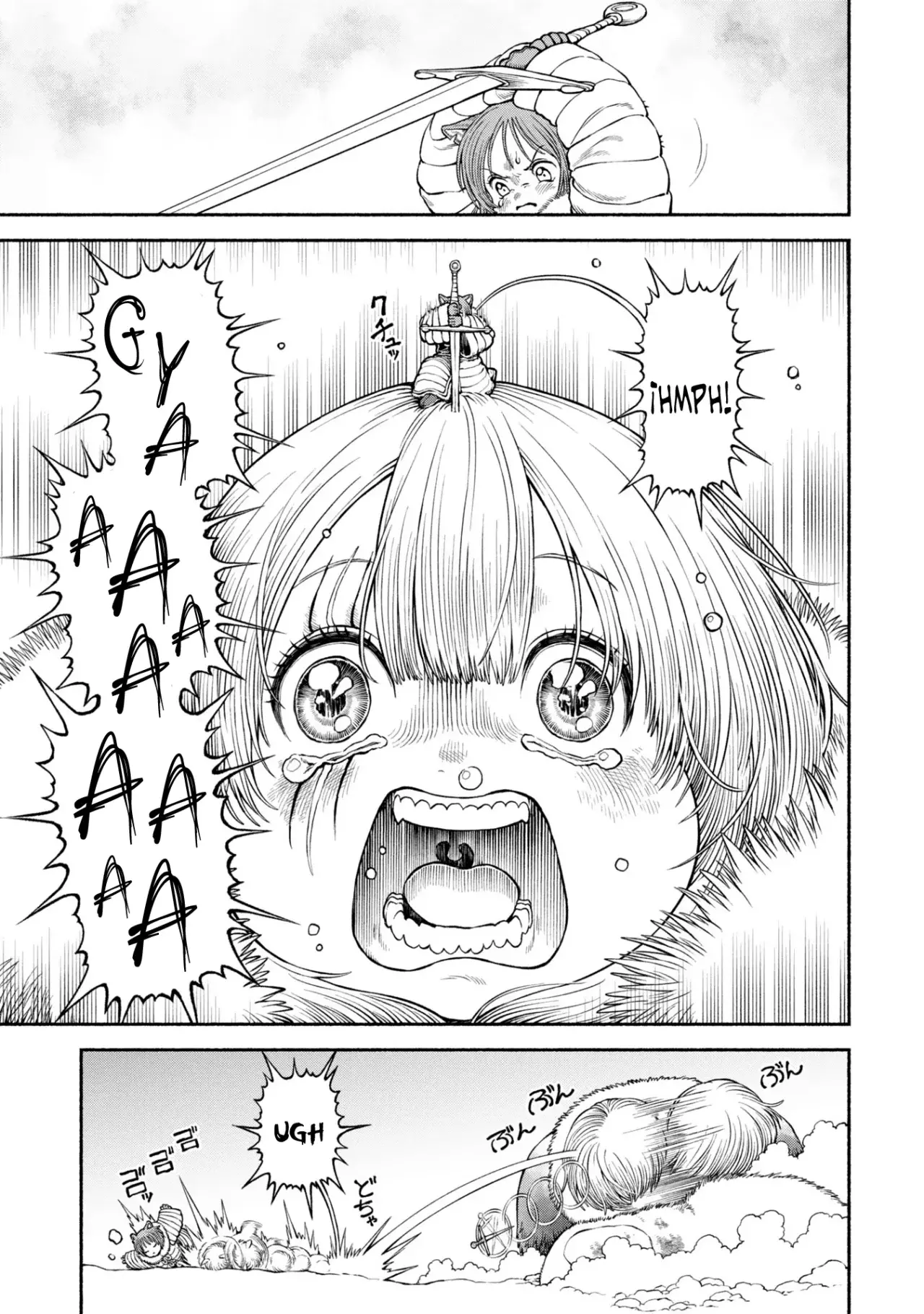 Onna Kishi to Kemomimi no Ko Capitulo 49: El deber de una Bestia Divina página 9