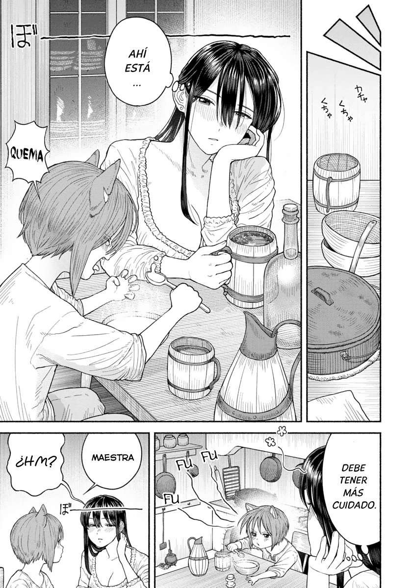 Onna Kishi to Kemomimi no Ko Capitulo 5: El libro del saltamontes página 8