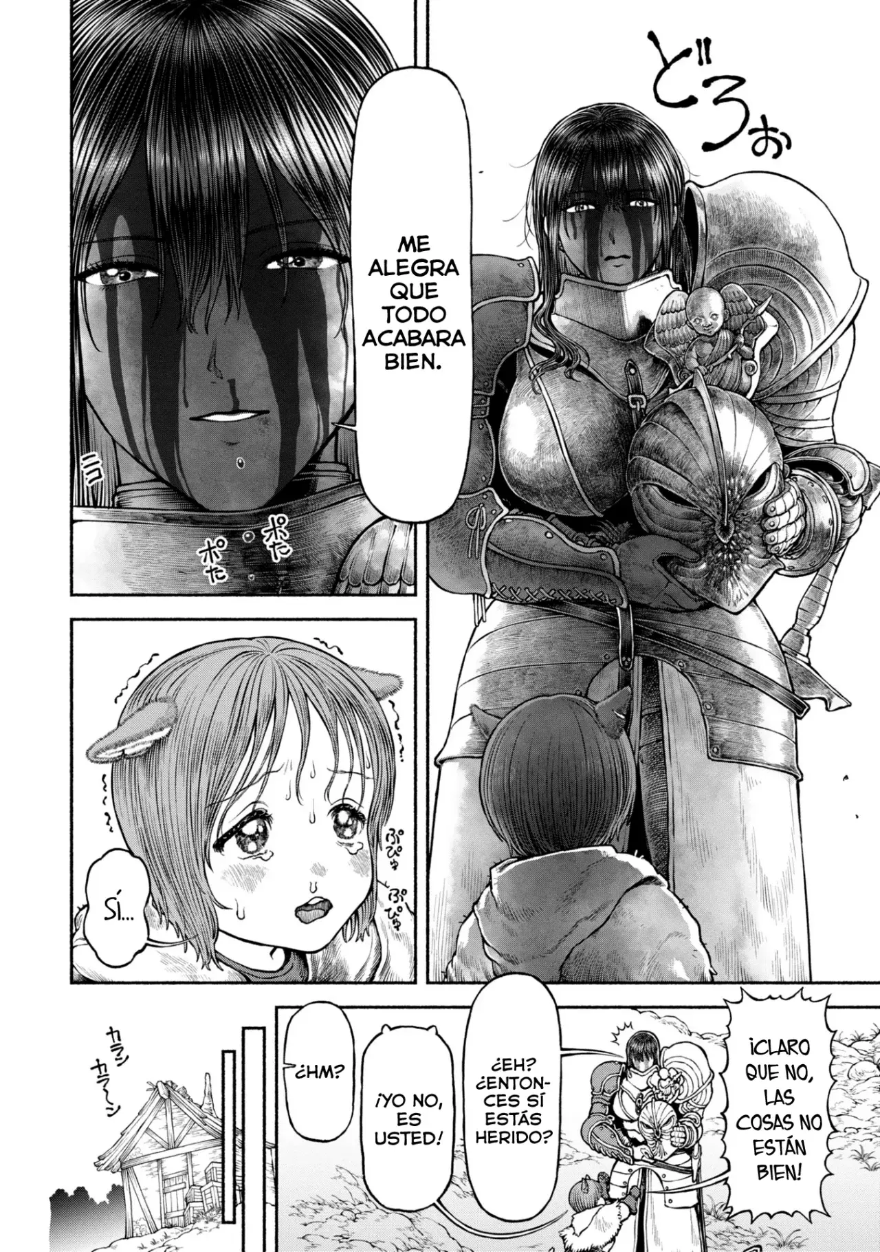 Onna Kishi to Kemomimi no Ko Capitulo 51.6: Un golpe de suerte página 4