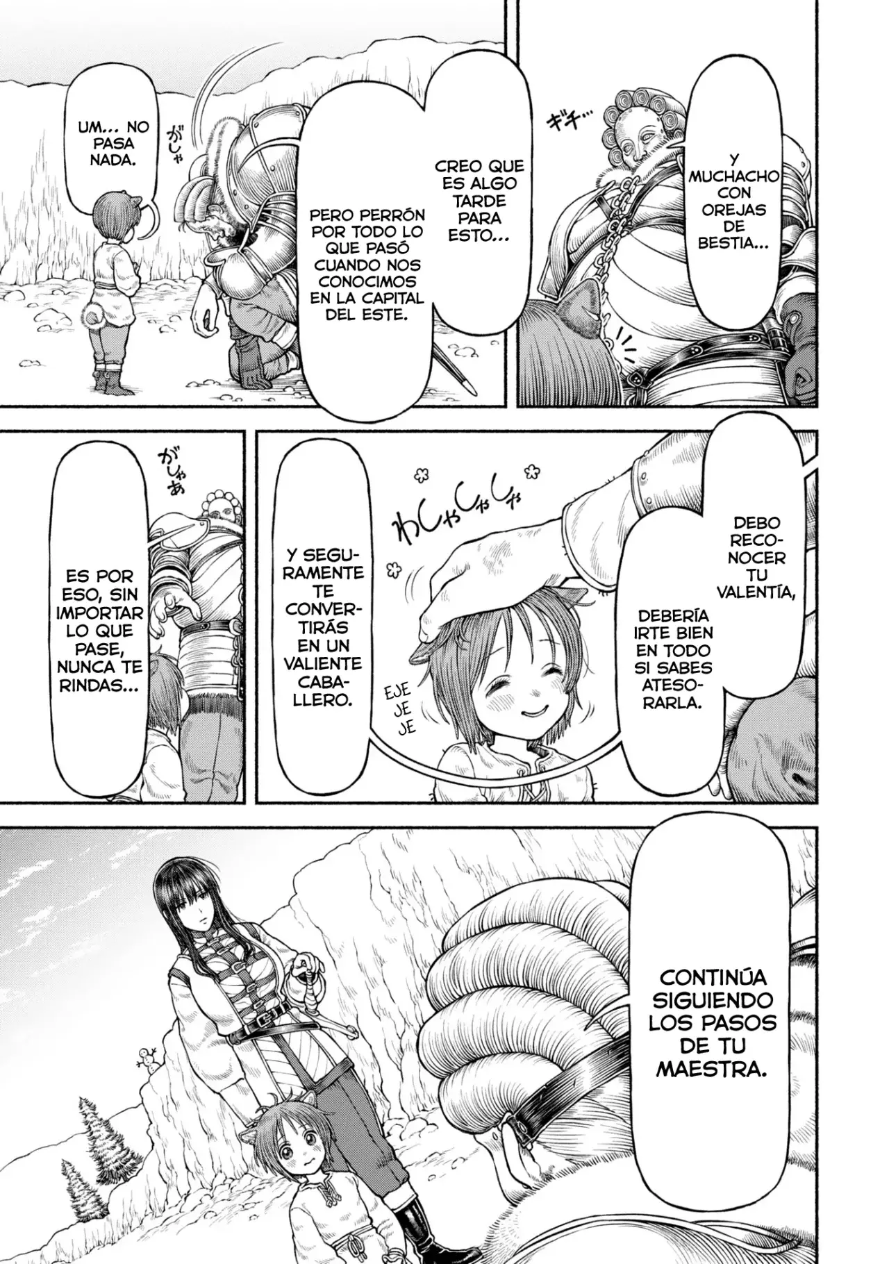 Onna Kishi to Kemomimi no Ko Capitulo 51: En la capital del Norte página 13