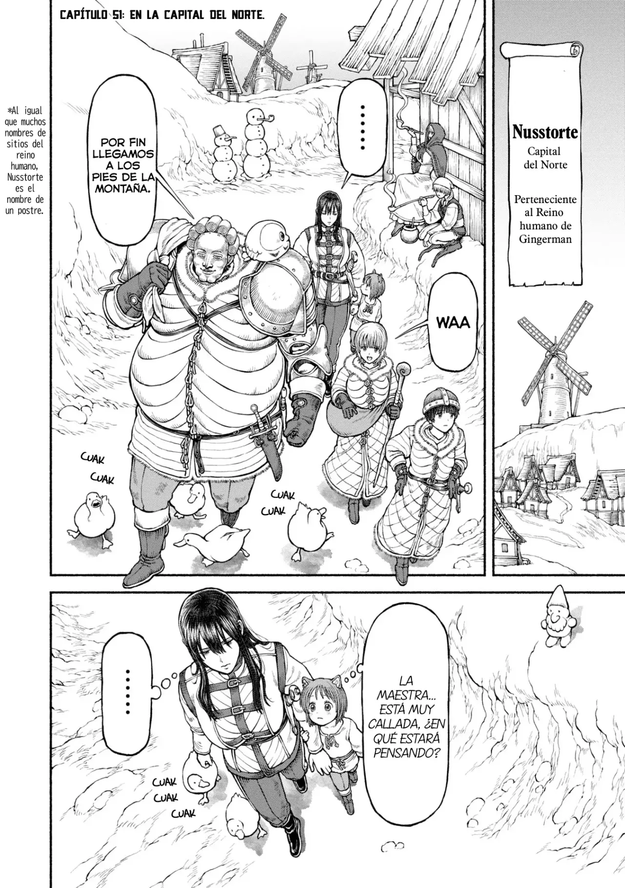 Onna Kishi to Kemomimi no Ko Capitulo 51: En la capital del Norte página 2