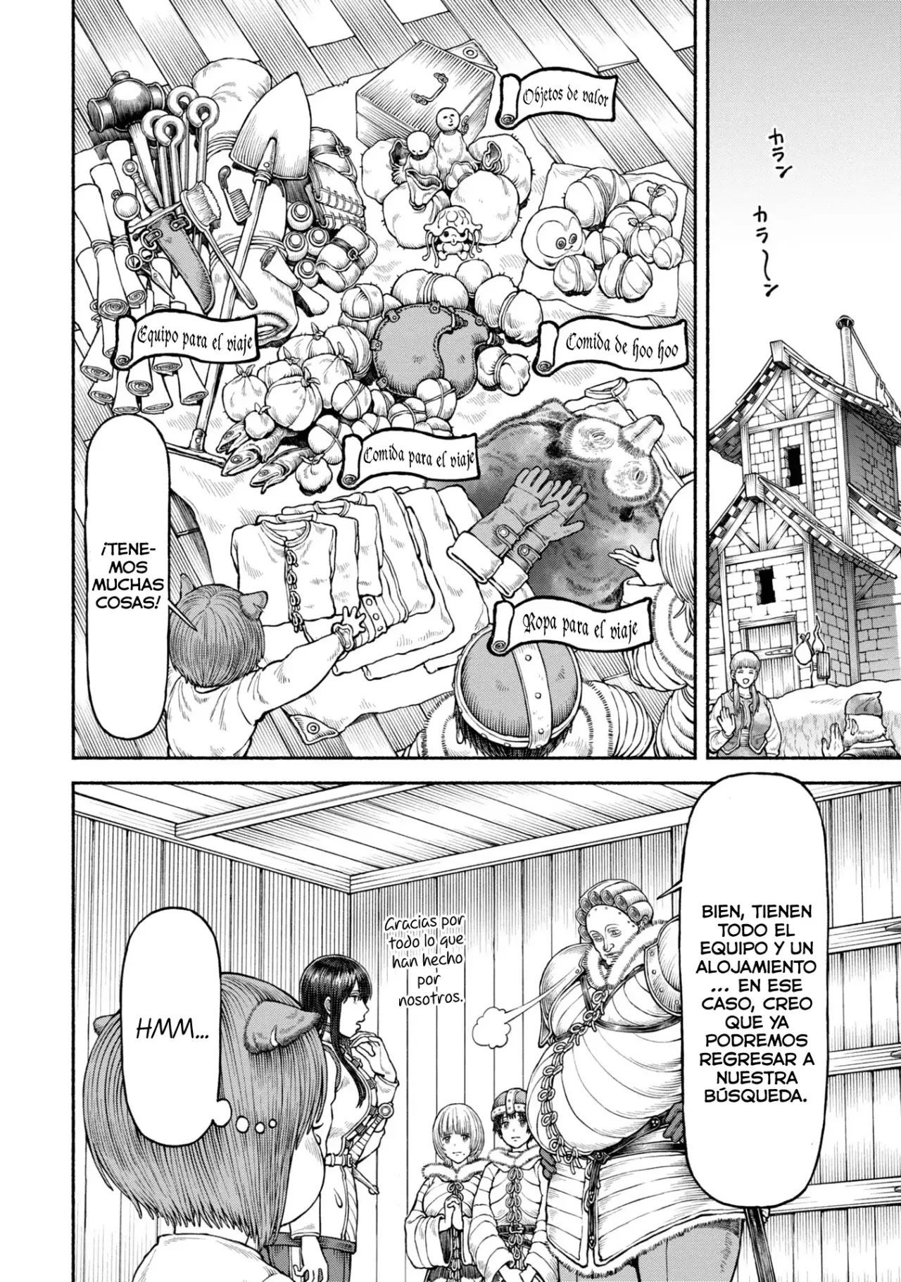 Onna Kishi to Kemomimi no Ko Capitulo 51: En la capital del Norte página 8