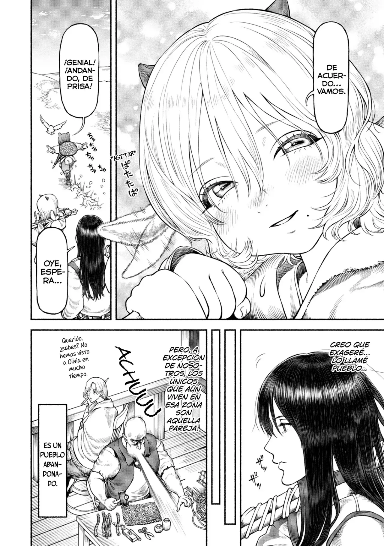 Onna Kishi to Kemomimi no Ko Capitulo 52 página 13