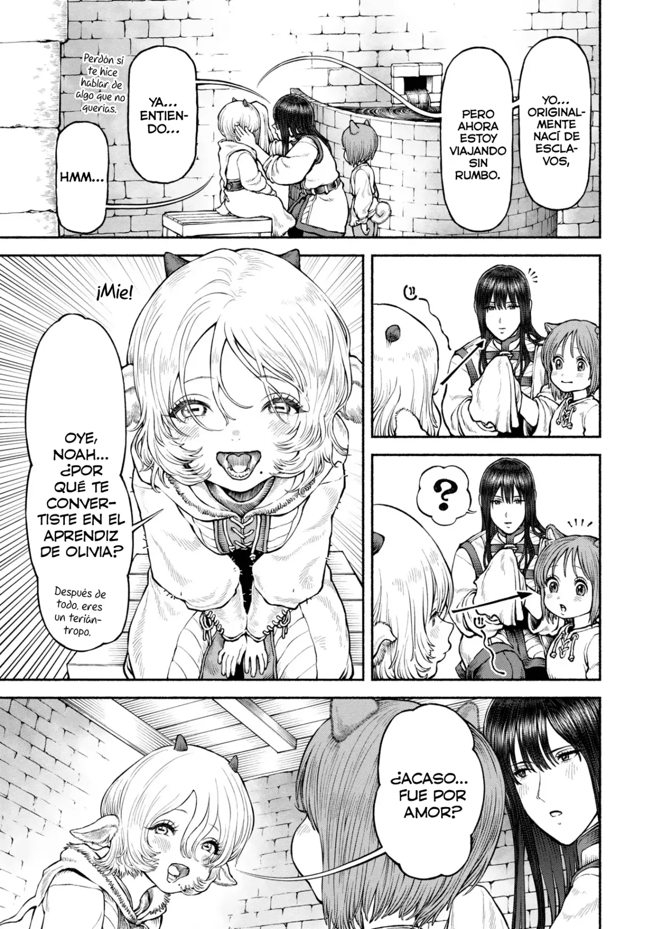 Onna Kishi to Kemomimi no Ko Capitulo 52 página 8