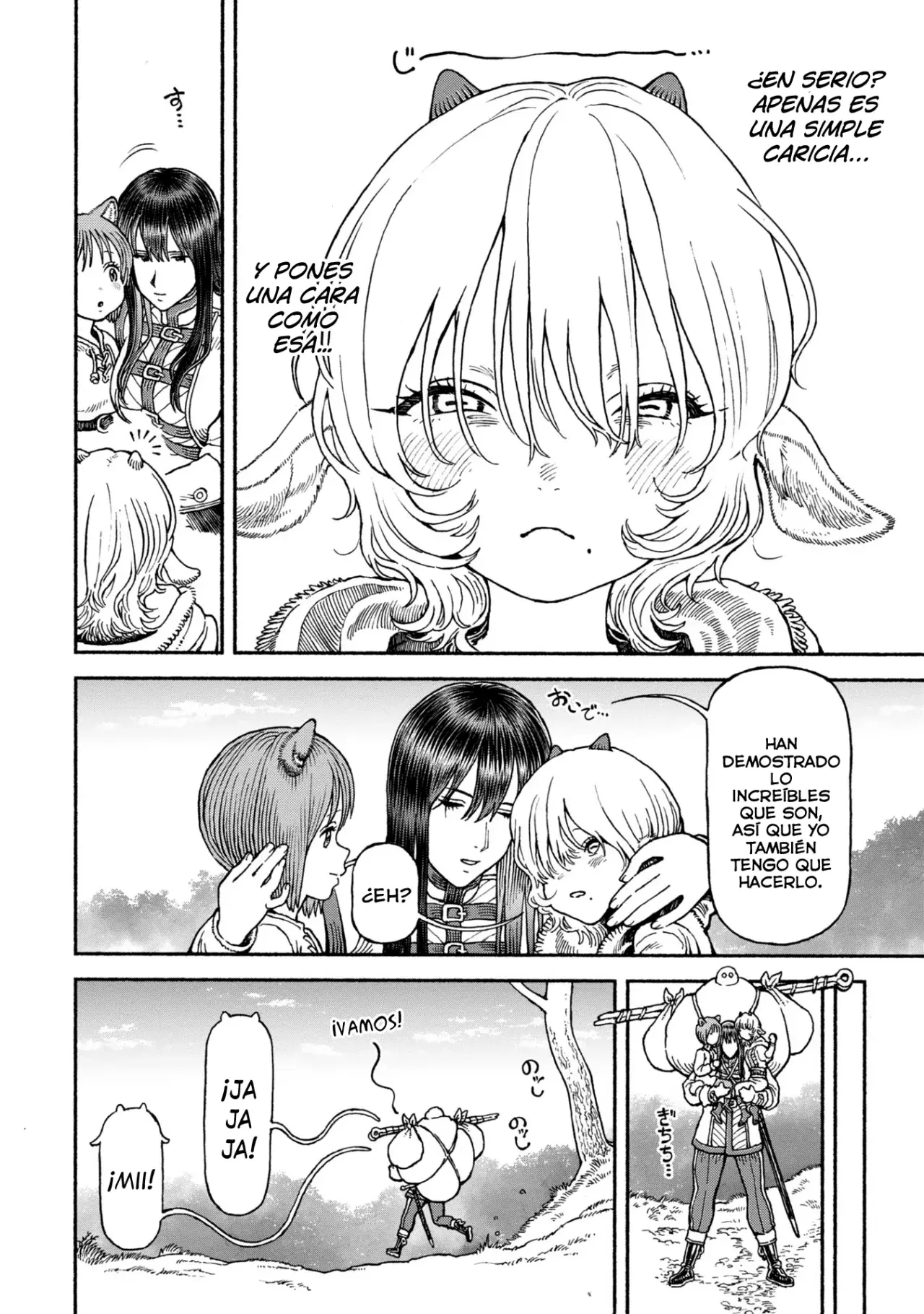 Onna Kishi to Kemomimi no Ko Capitulo 53: Un corazón que no se da cuenta página 12