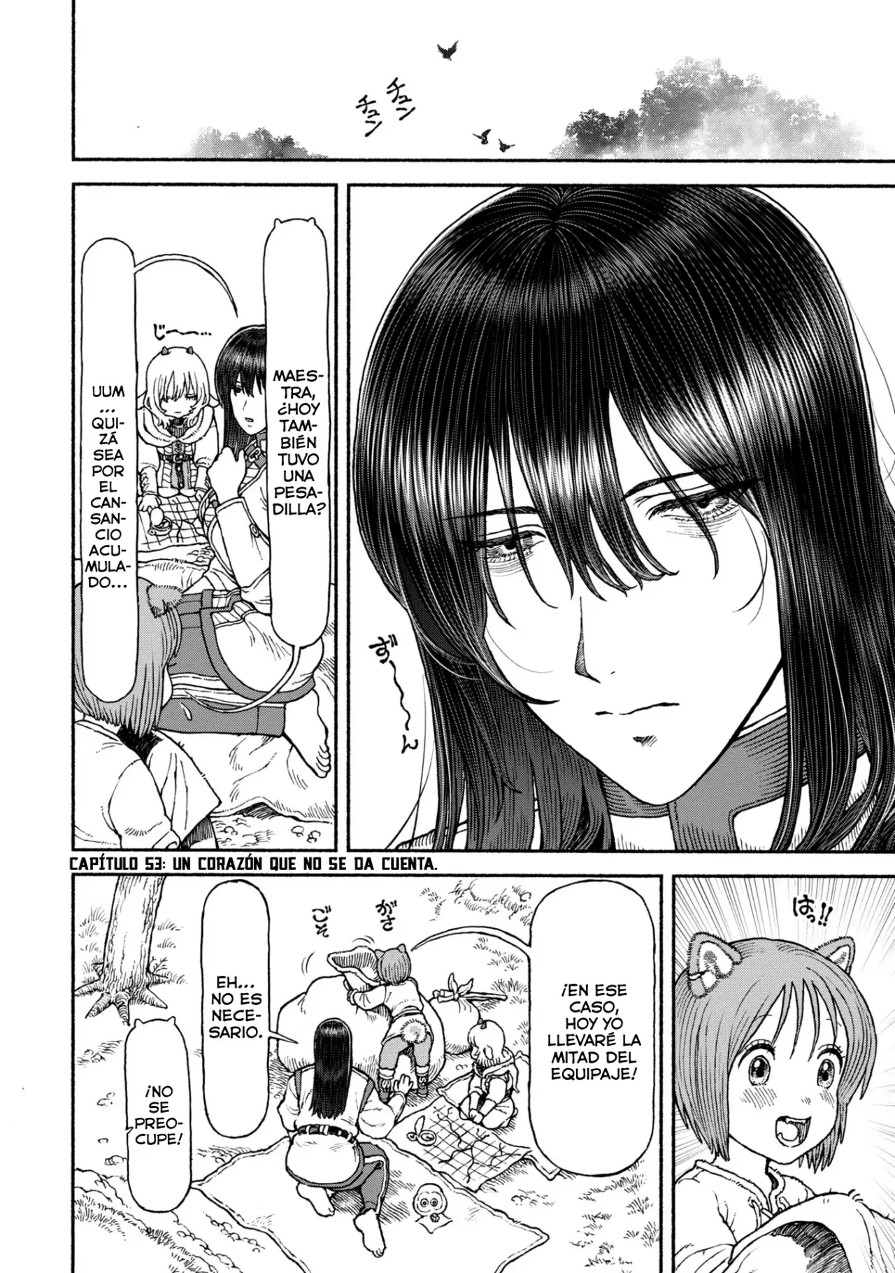 Onna Kishi to Kemomimi no Ko Capitulo 53: Un corazón que no se da cuenta página 2
