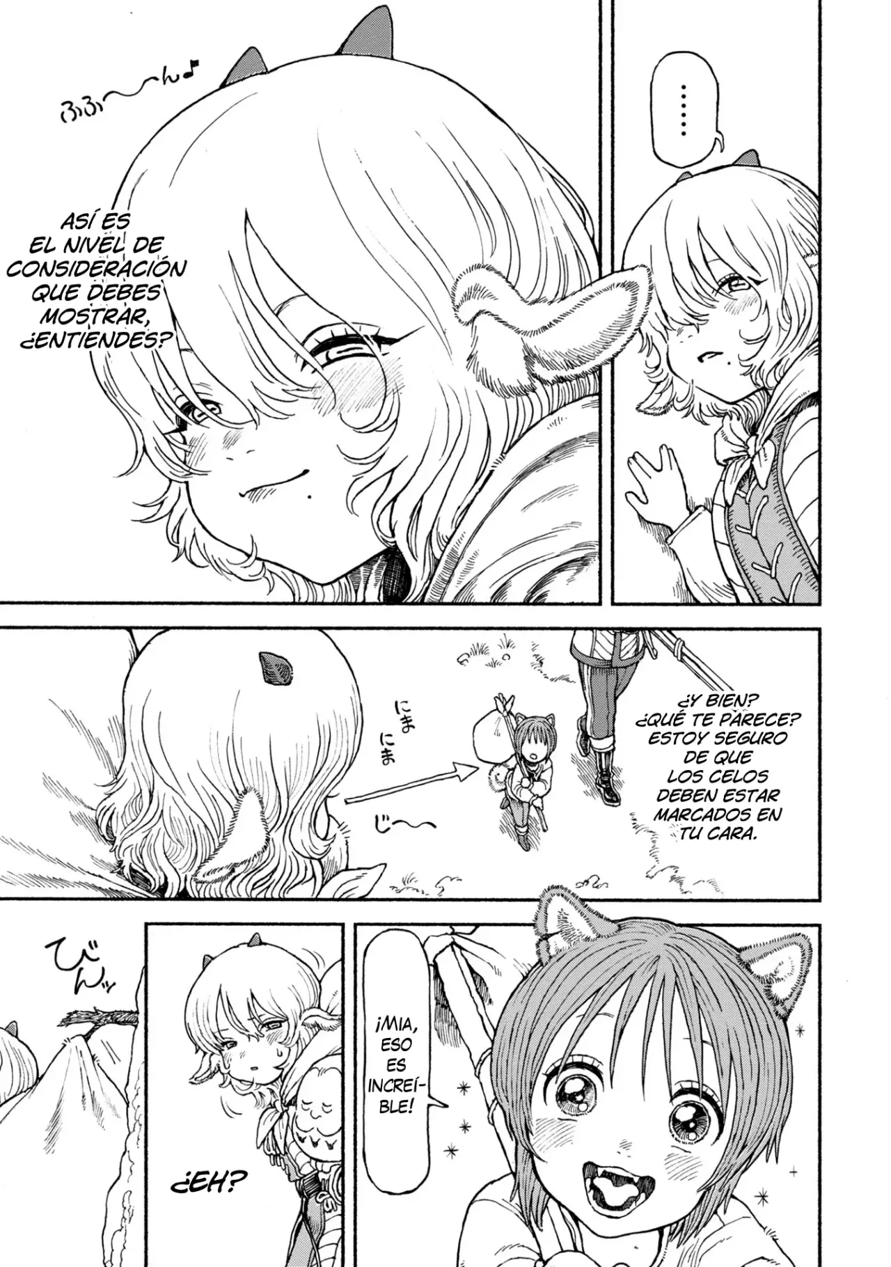 Onna Kishi to Kemomimi no Ko Capitulo 53: Un corazón que no se da cuenta página 7