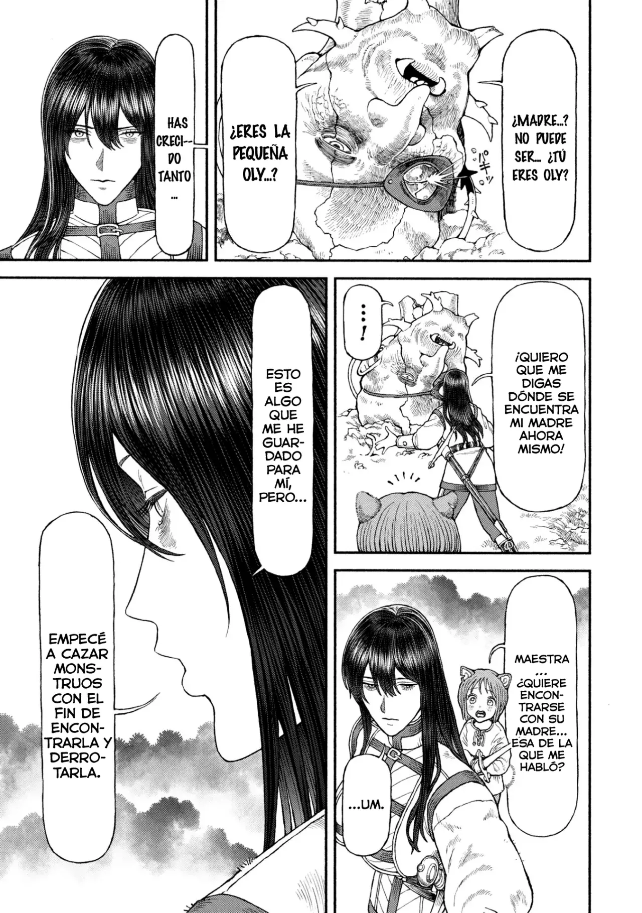 Onna Kishi to Kemomimi no Ko Capitulo 54: en donde está mi madre página 10