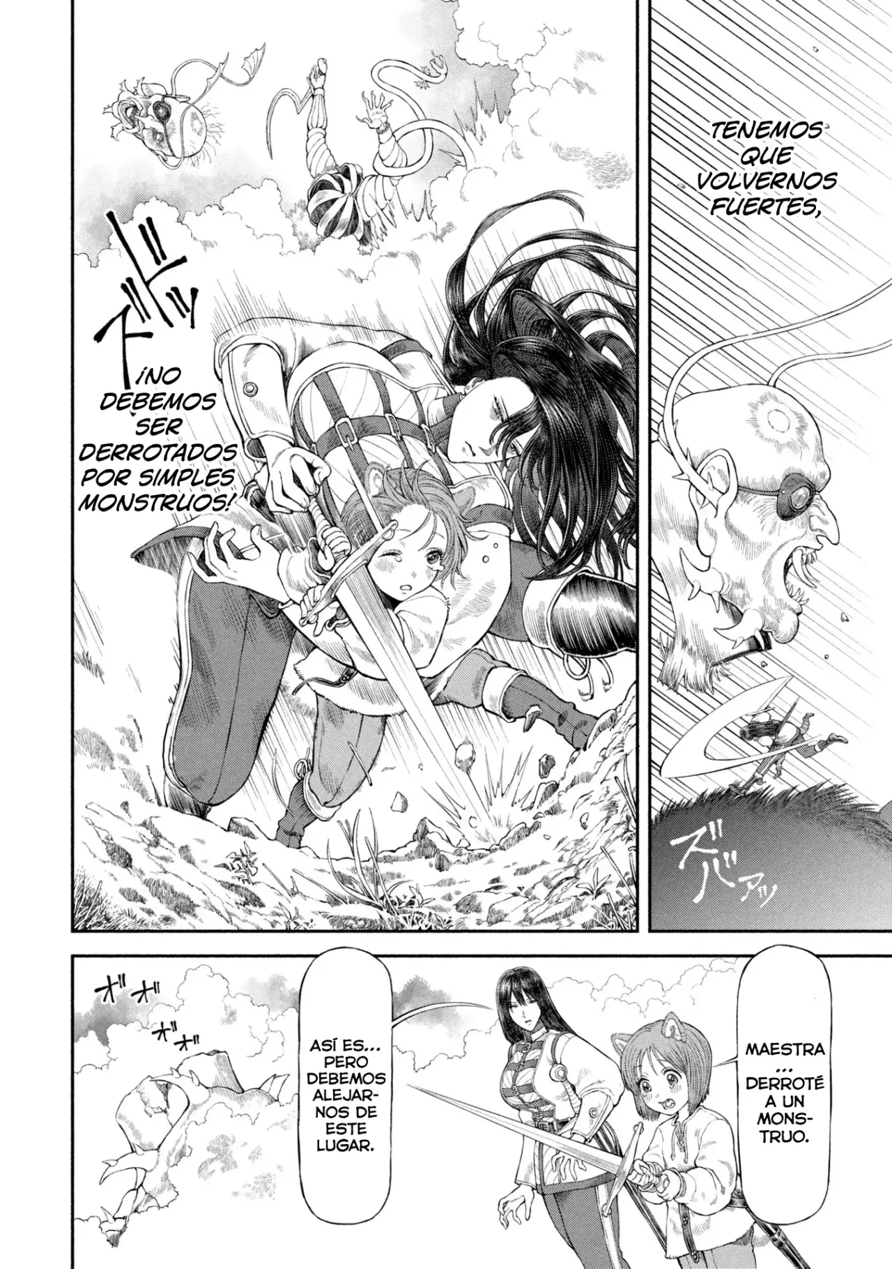 Onna Kishi to Kemomimi no Ko Capitulo 54: en donde está mi madre página 7