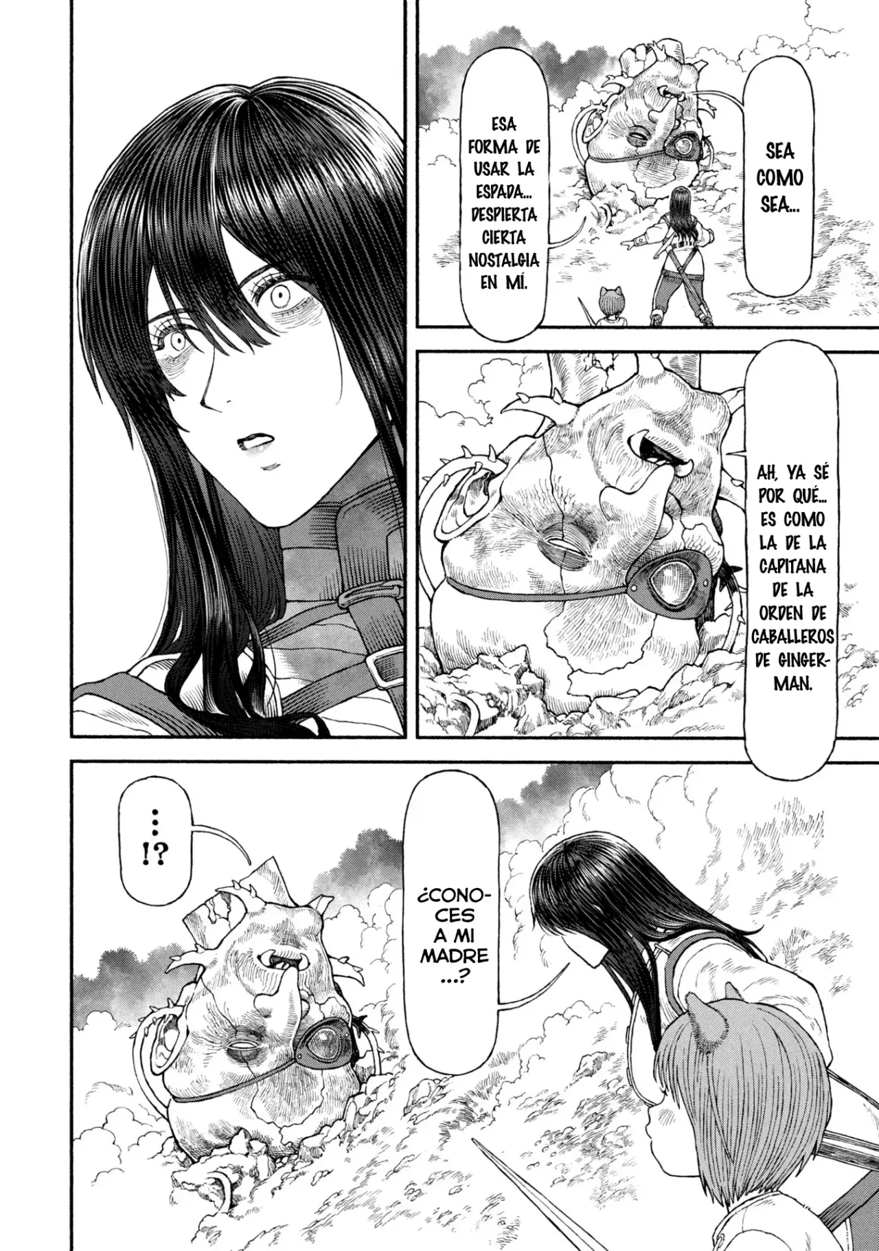 Onna Kishi to Kemomimi no Ko Capitulo 54: en donde está mi madre página 9