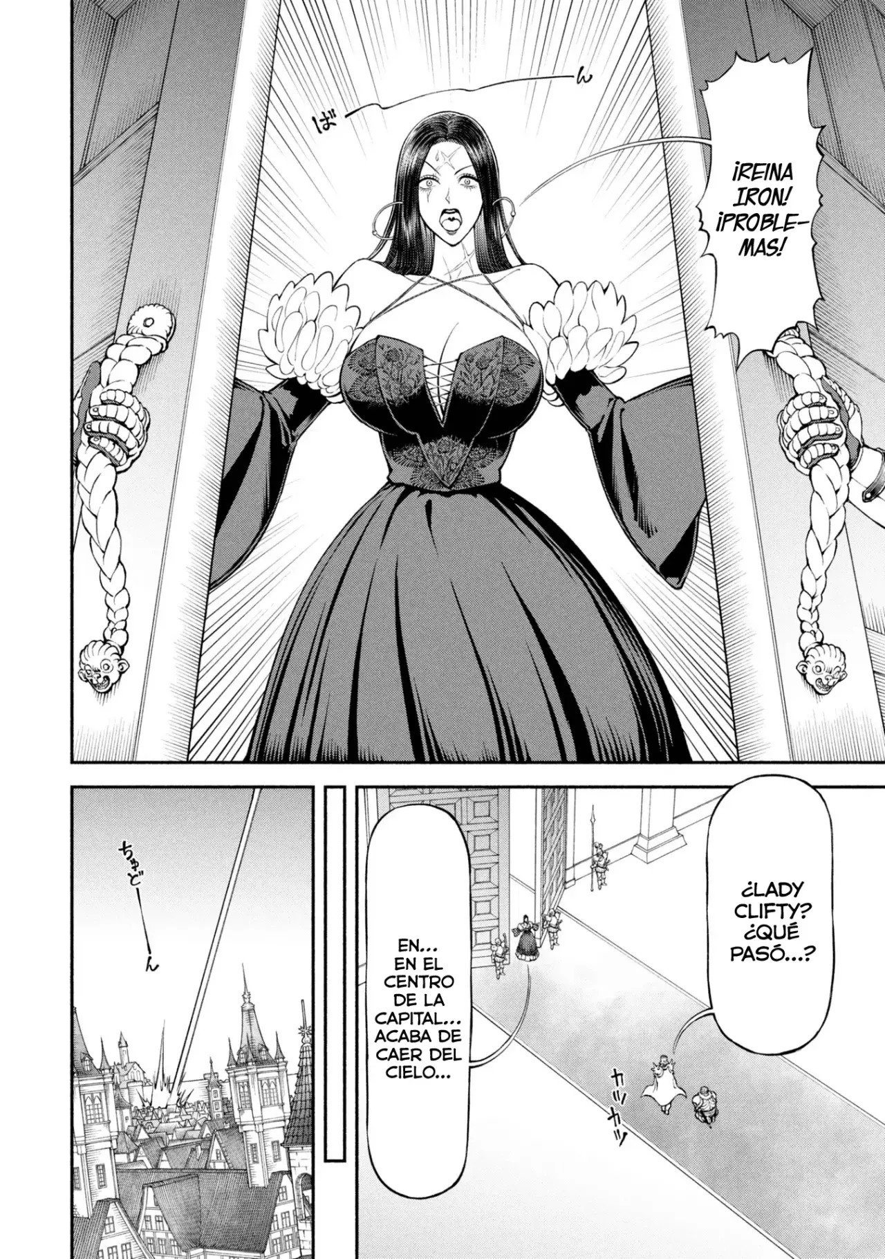 Onna Kishi to Kemomimi no Ko Capitulo 55: La capital en caos página 6