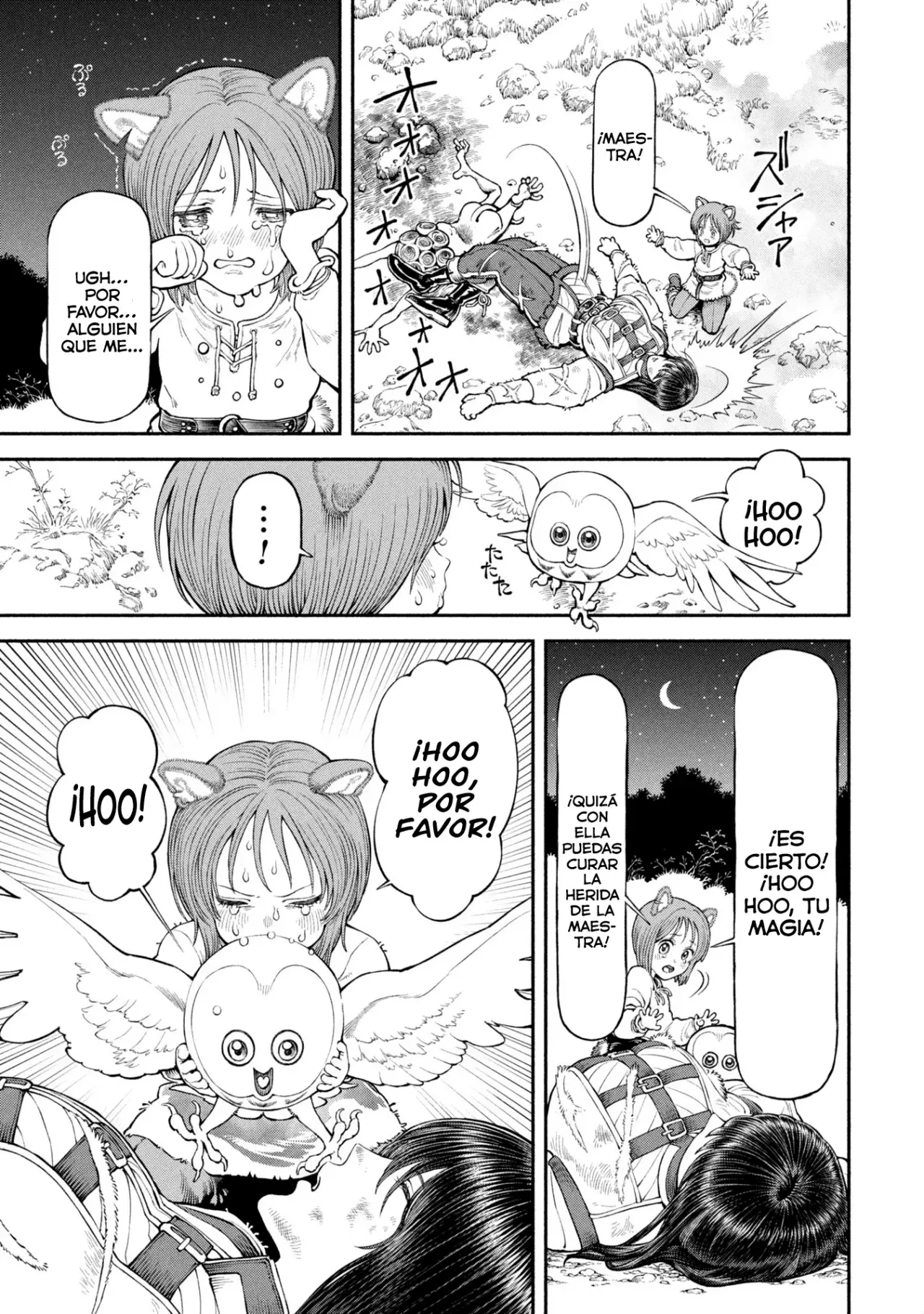 Onna Kishi to Kemomimi no Ko Capitulo 57: Ritual de sacrificio página 12