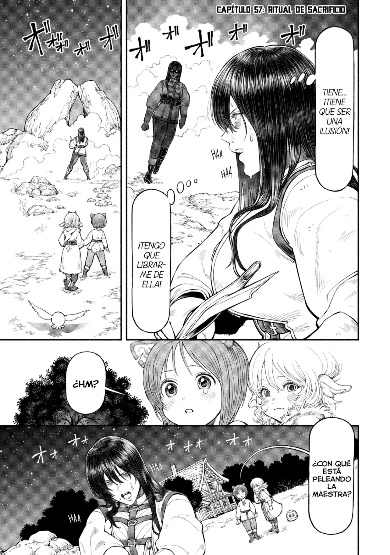 Onna Kishi to Kemomimi no Ko Capitulo 57: Ritual de sacrificio página 2