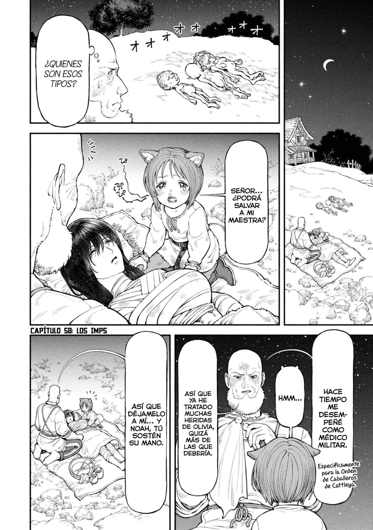 Onna Kishi to Kemomimi no Ko Capitulo 58: Los imps página 2