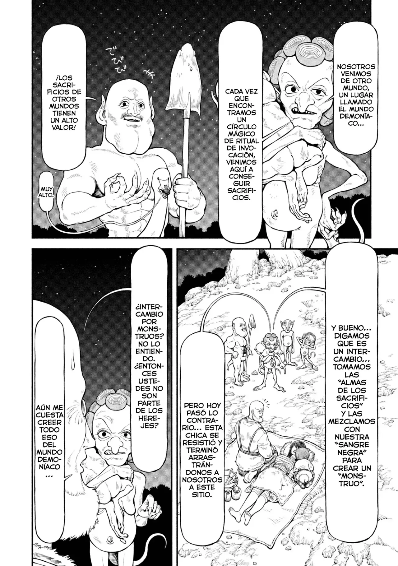 Onna Kishi to Kemomimi no Ko Capitulo 58: Los imps página 8
