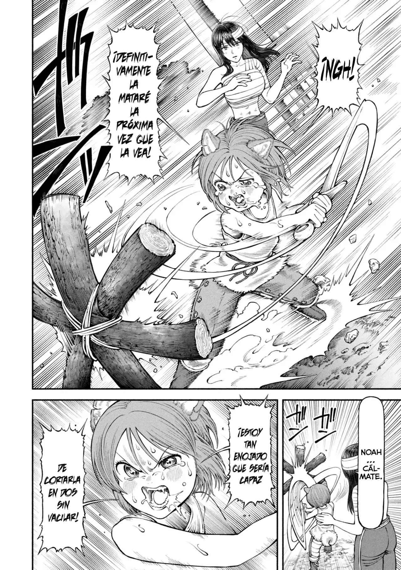 Onna Kishi to Kemomimi no Ko Capitulo 59: La ira de Noah página 7