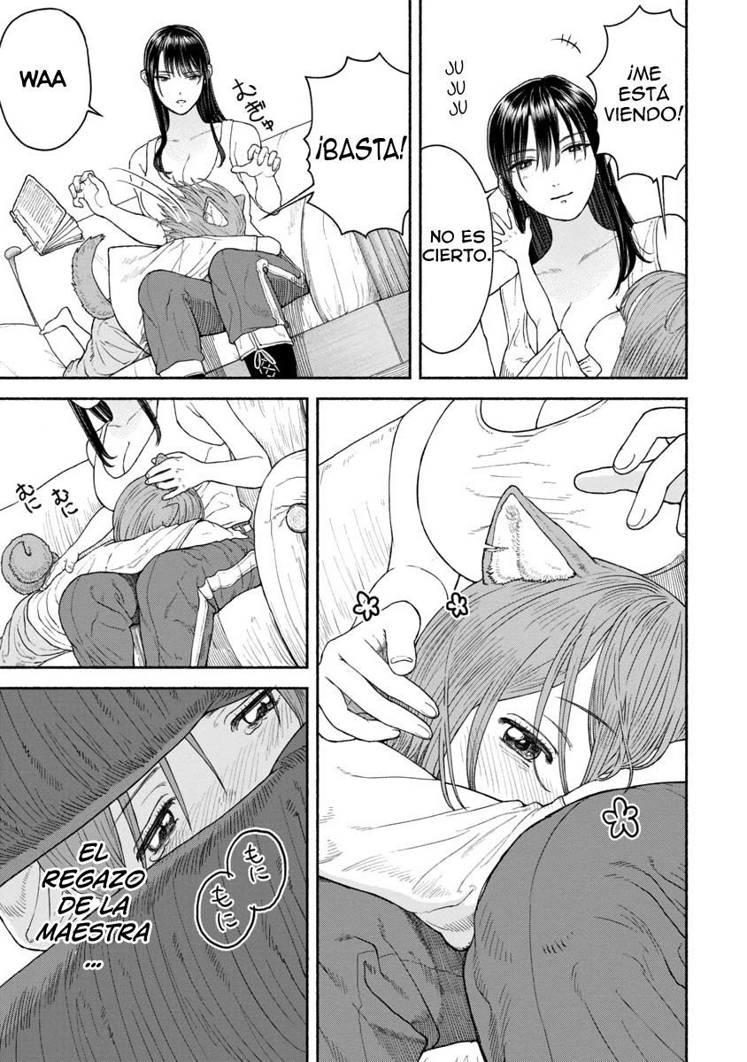 Onna Kishi to Kemomimi no Ko Capitulo 6: Regazo página 7