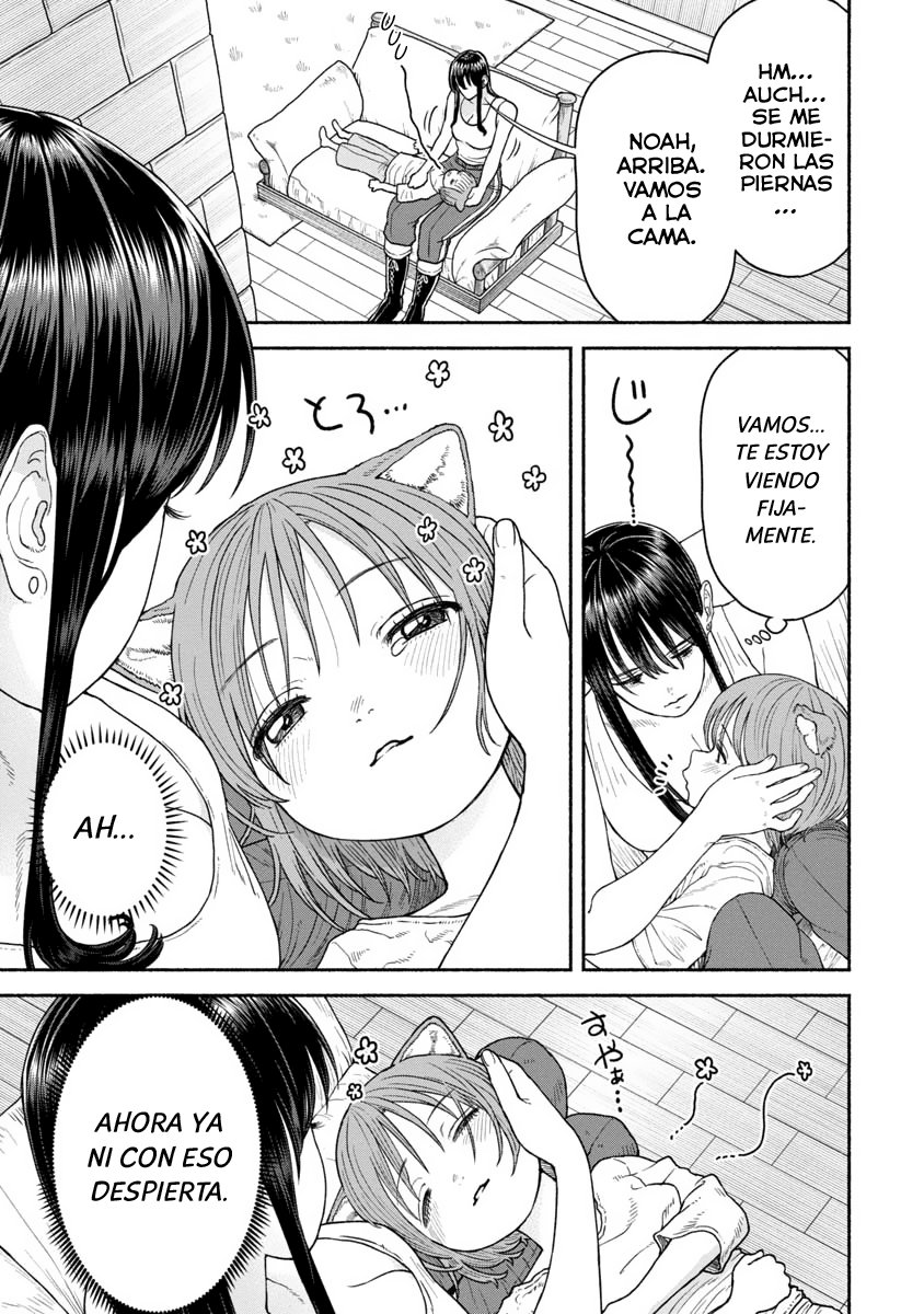 Onna Kishi to Kemomimi no Ko Capitulo 6: Regazo página 9