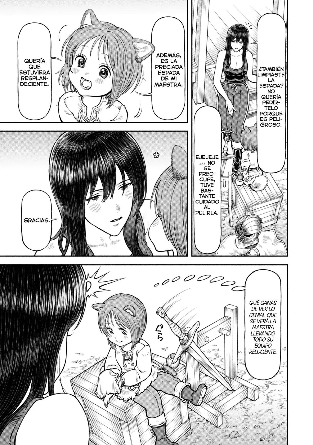 Onna Kishi to Kemomimi no Ko Capitulo 60: Lo importante página 4