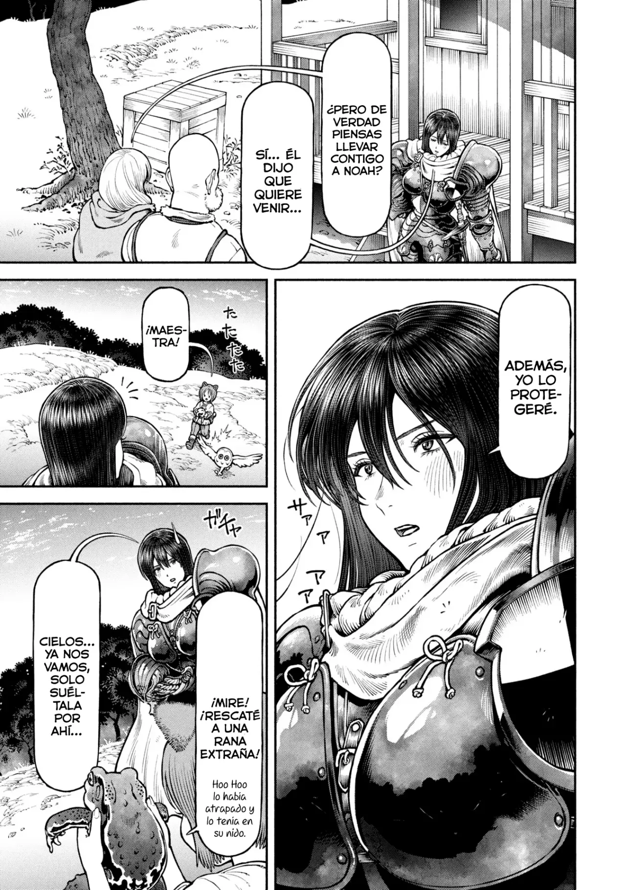 Onna Kishi to Kemomimi no Ko Capitulo 61: La hora de partir página 3