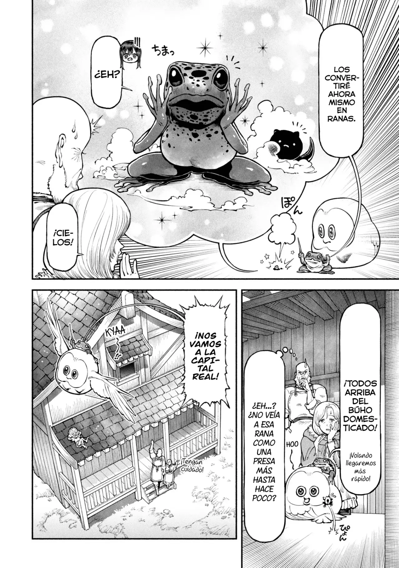 Onna Kishi to Kemomimi no Ko Capitulo 61: La hora de partir página 8