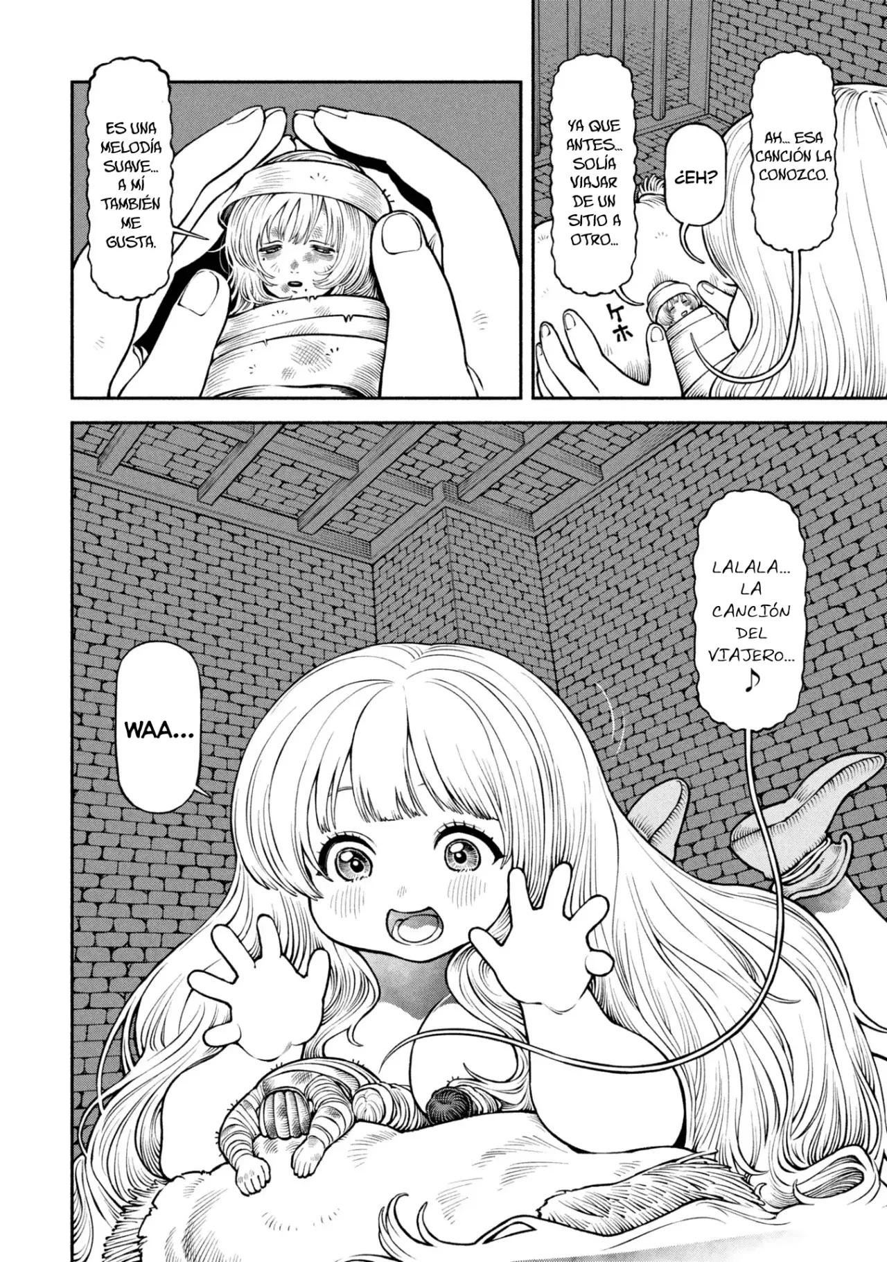 Onna Kishi to Kemomimi no Ko Capitulo 62: La canción de cuna de mamá página 7