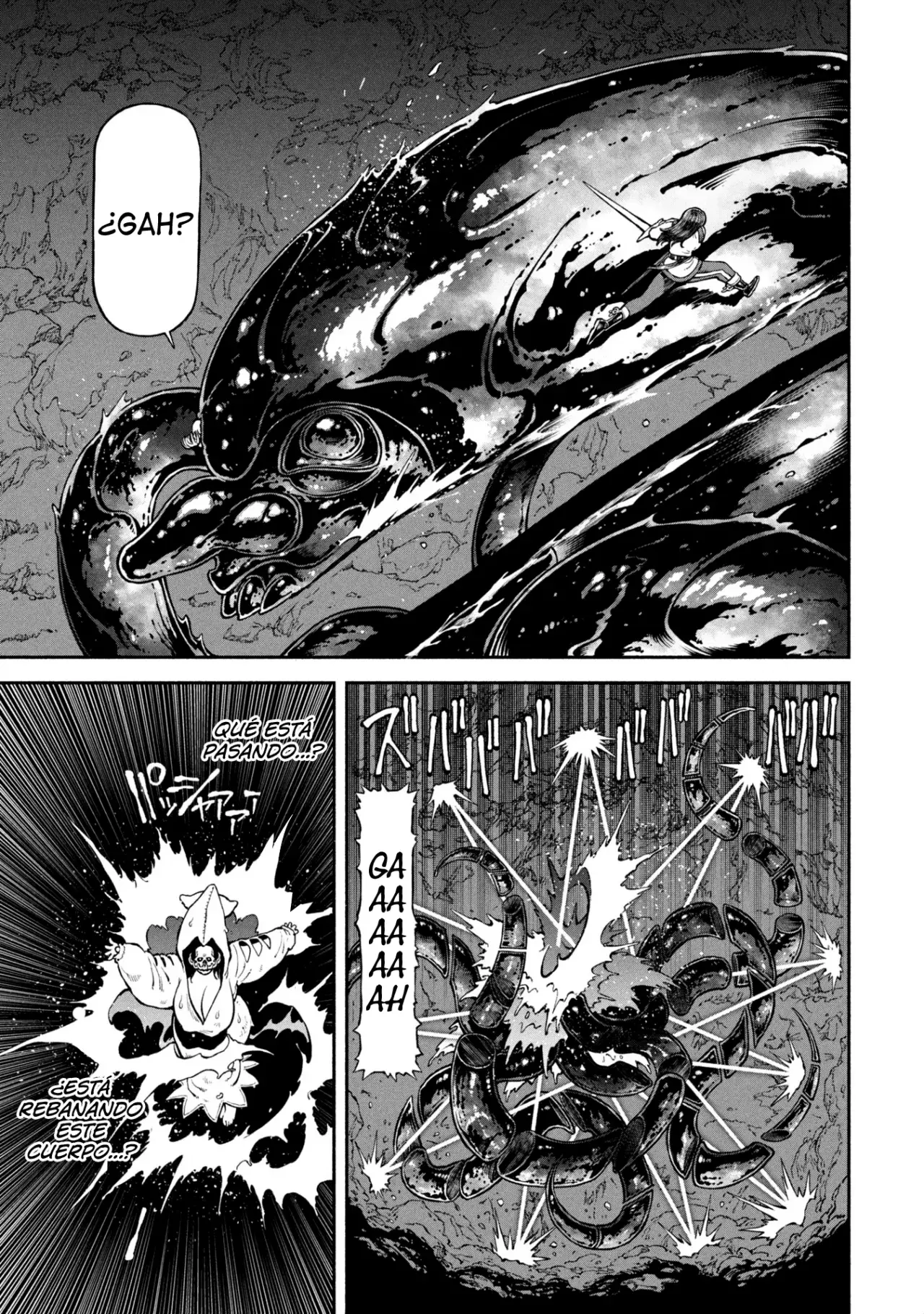 Onna Kishi to Kemomimi no Ko Capitulo 64: Técnica de espada, "ascenso de la cascada" página 10