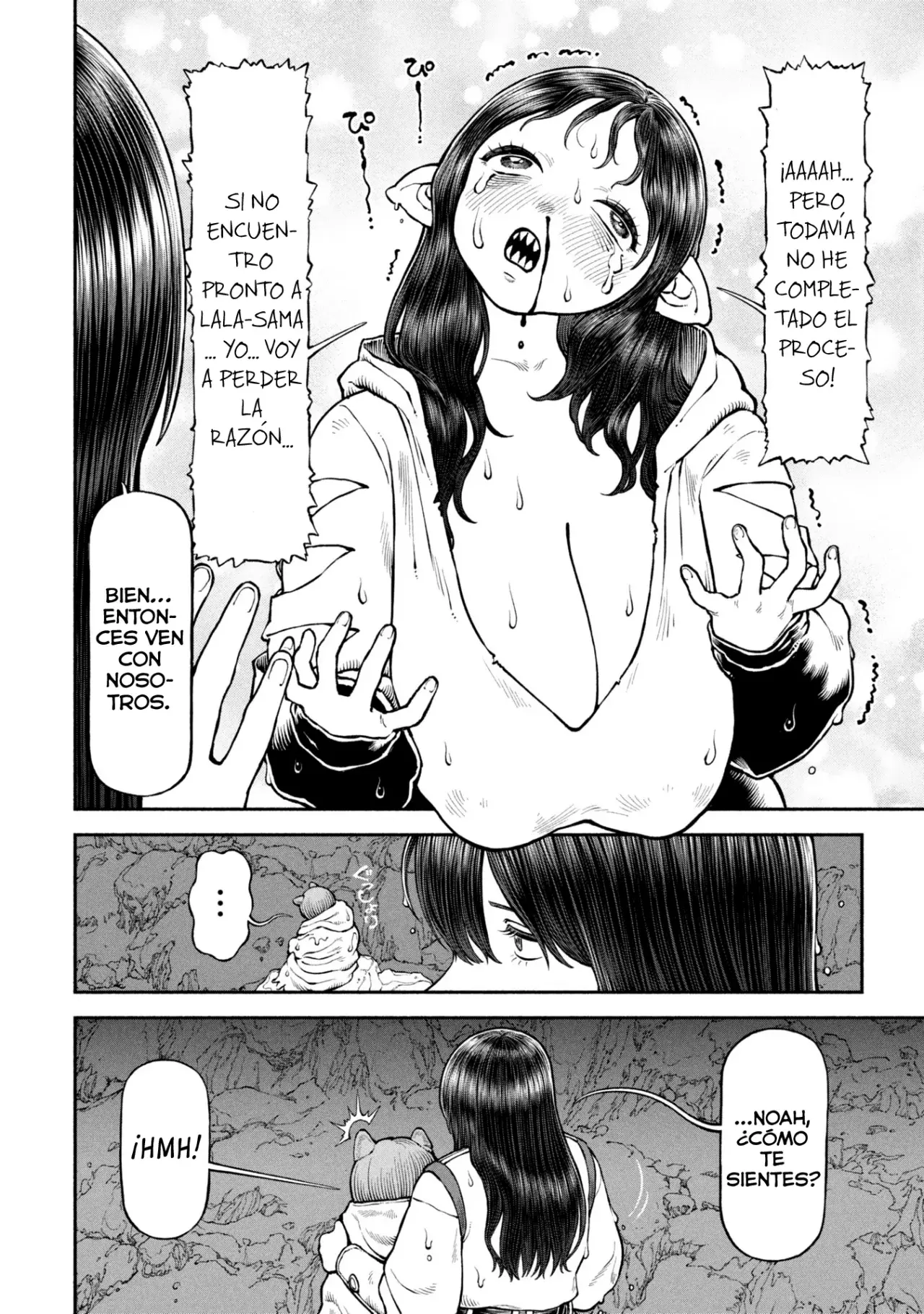 Onna Kishi to Kemomimi no Ko Capitulo 64: Técnica de espada, "ascenso de la cascada" página 13