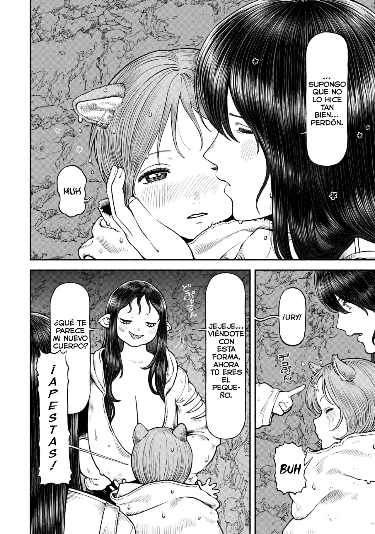 Onna Kishi to Kemomimi no Ko Capitulo 64: Técnica de espada, "ascenso de la cascada" página 15