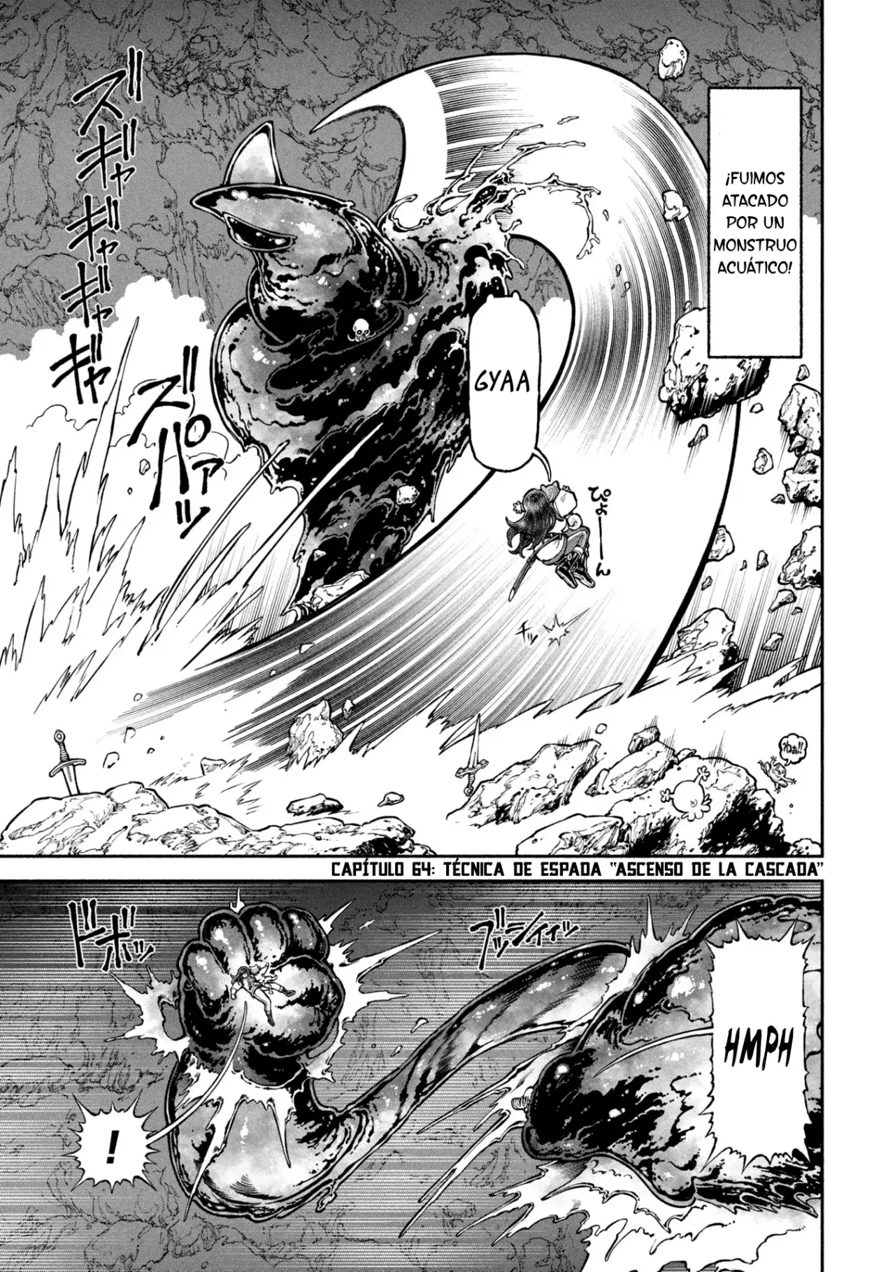 Onna Kishi to Kemomimi no Ko Capitulo 64: Técnica de espada, "ascenso de la cascada" página 2