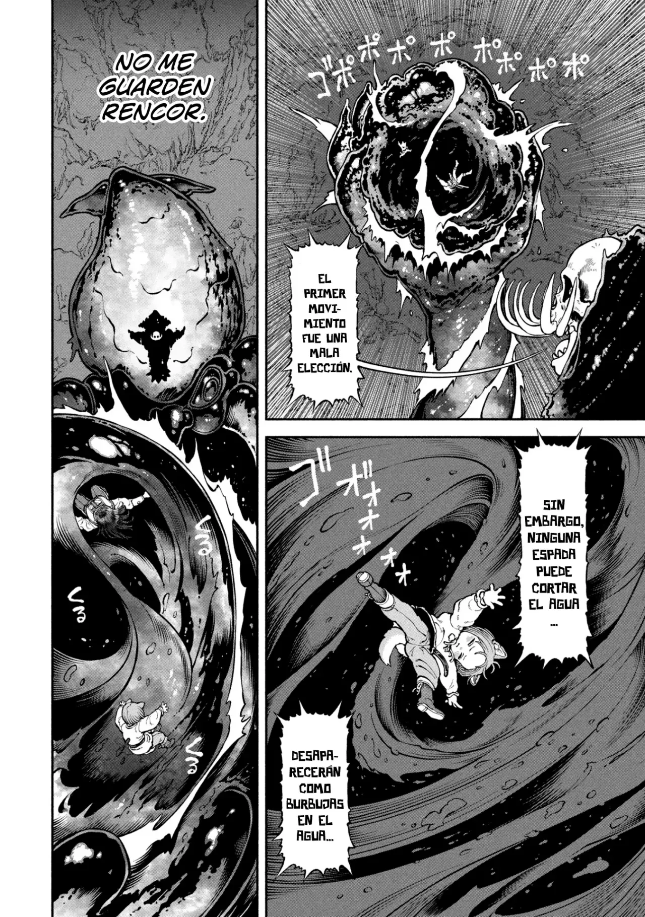 Onna Kishi to Kemomimi no Ko Capitulo 64: Técnica de espada, "ascenso de la cascada" página 3