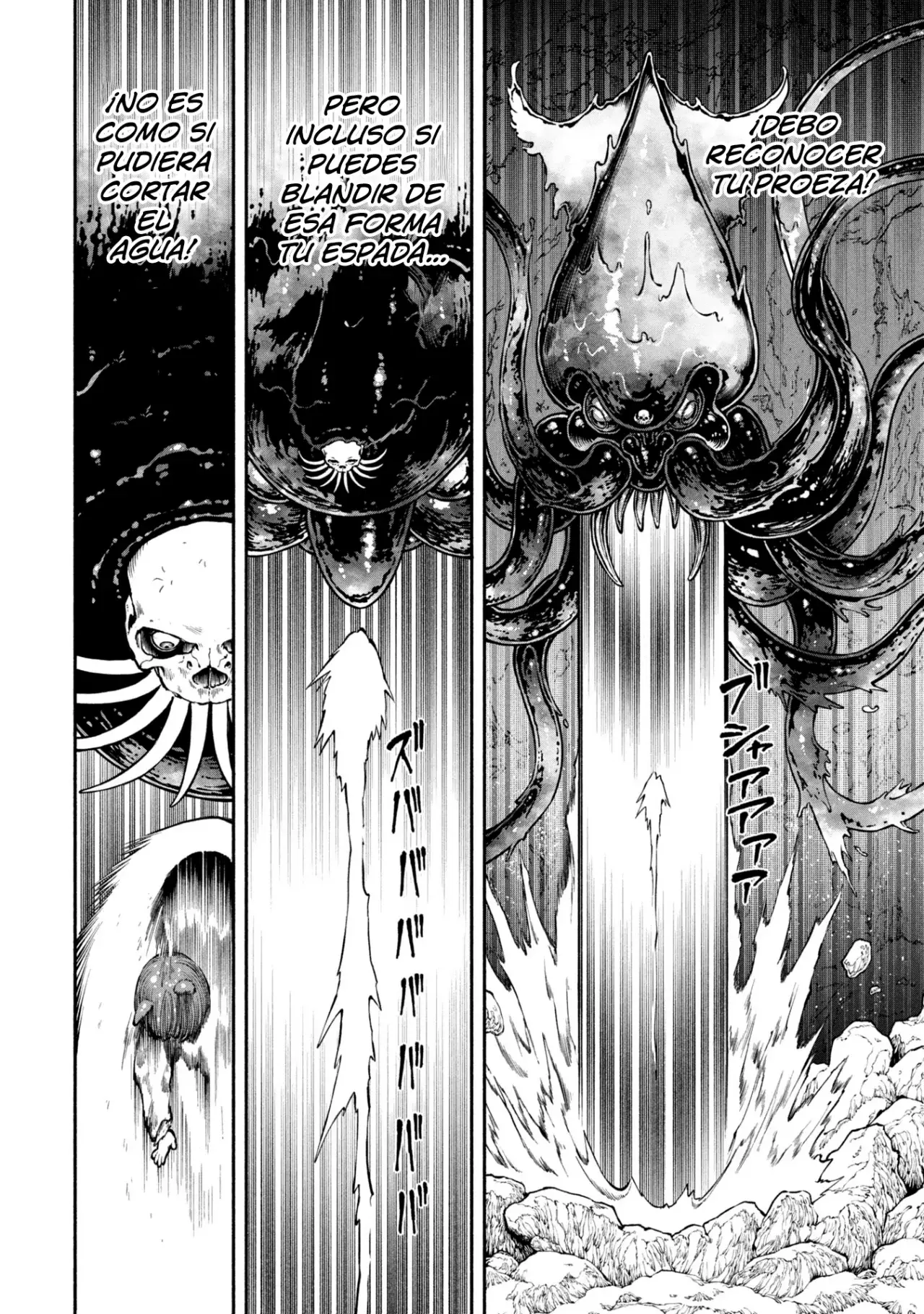 Onna Kishi to Kemomimi no Ko Capitulo 64: Técnica de espada, "ascenso de la cascada" página 7