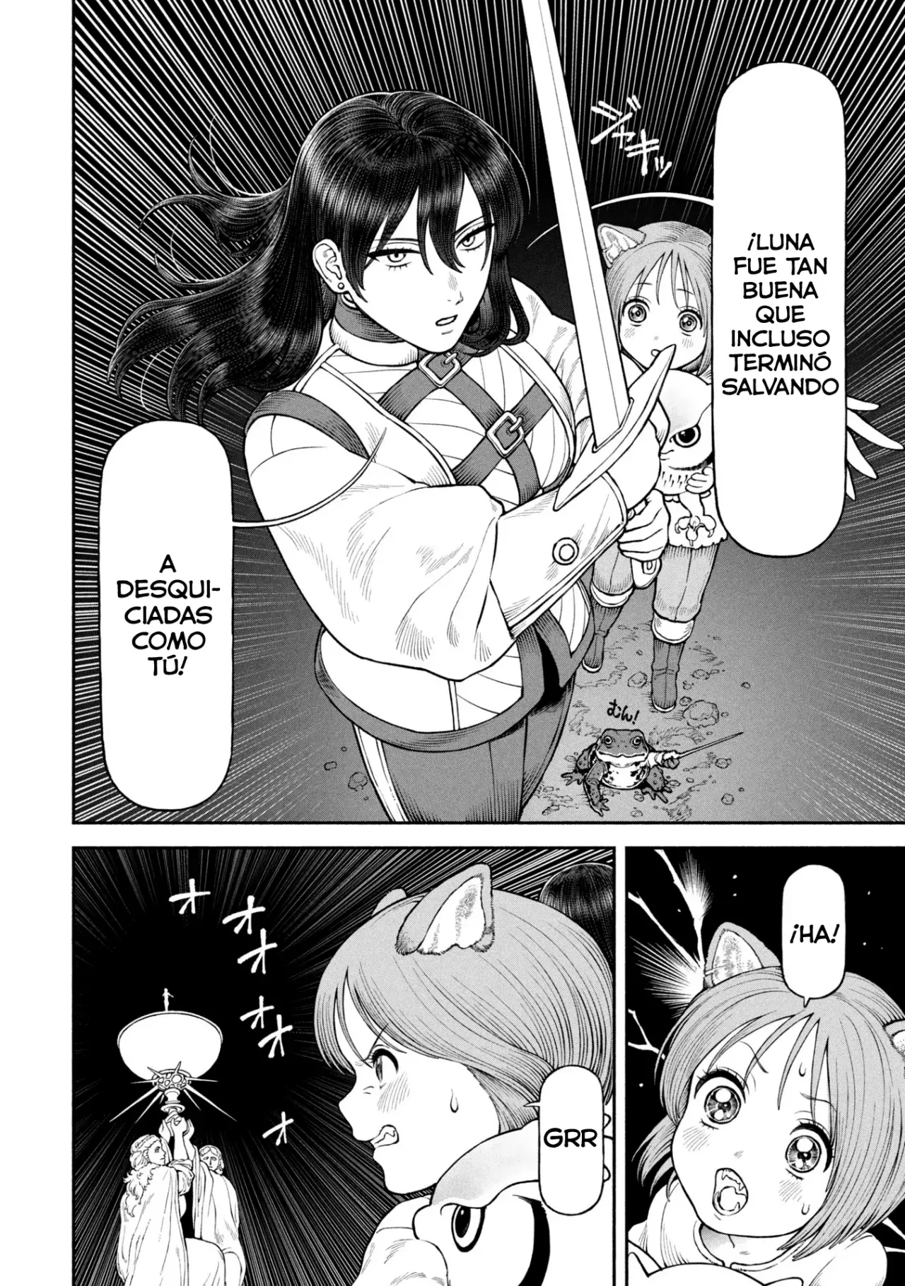 Onna Kishi to Kemomimi no Ko Capitulo 66: La guía de Luna página 11