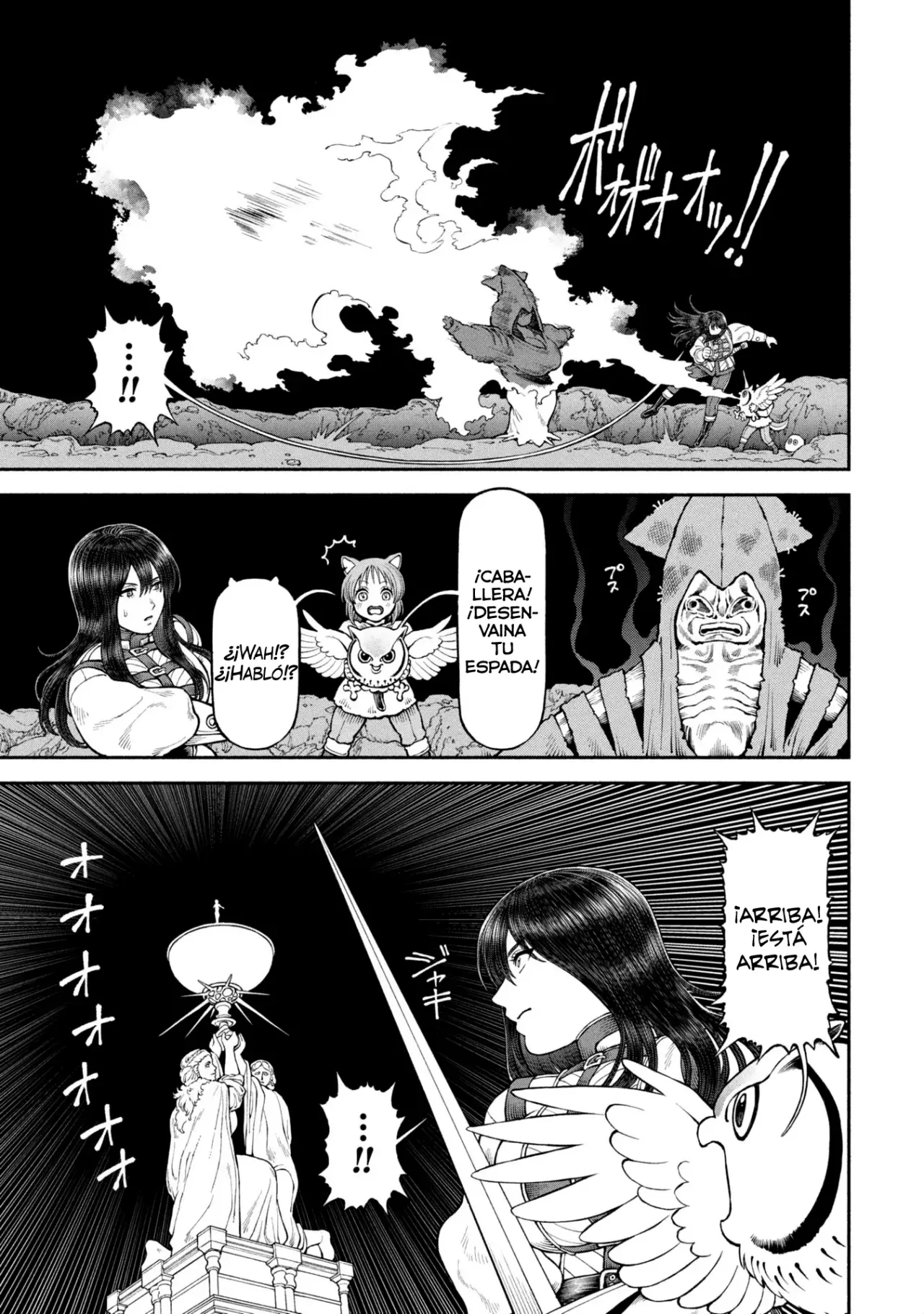 Onna Kishi to Kemomimi no Ko Capitulo 66: La guía de Luna página 4