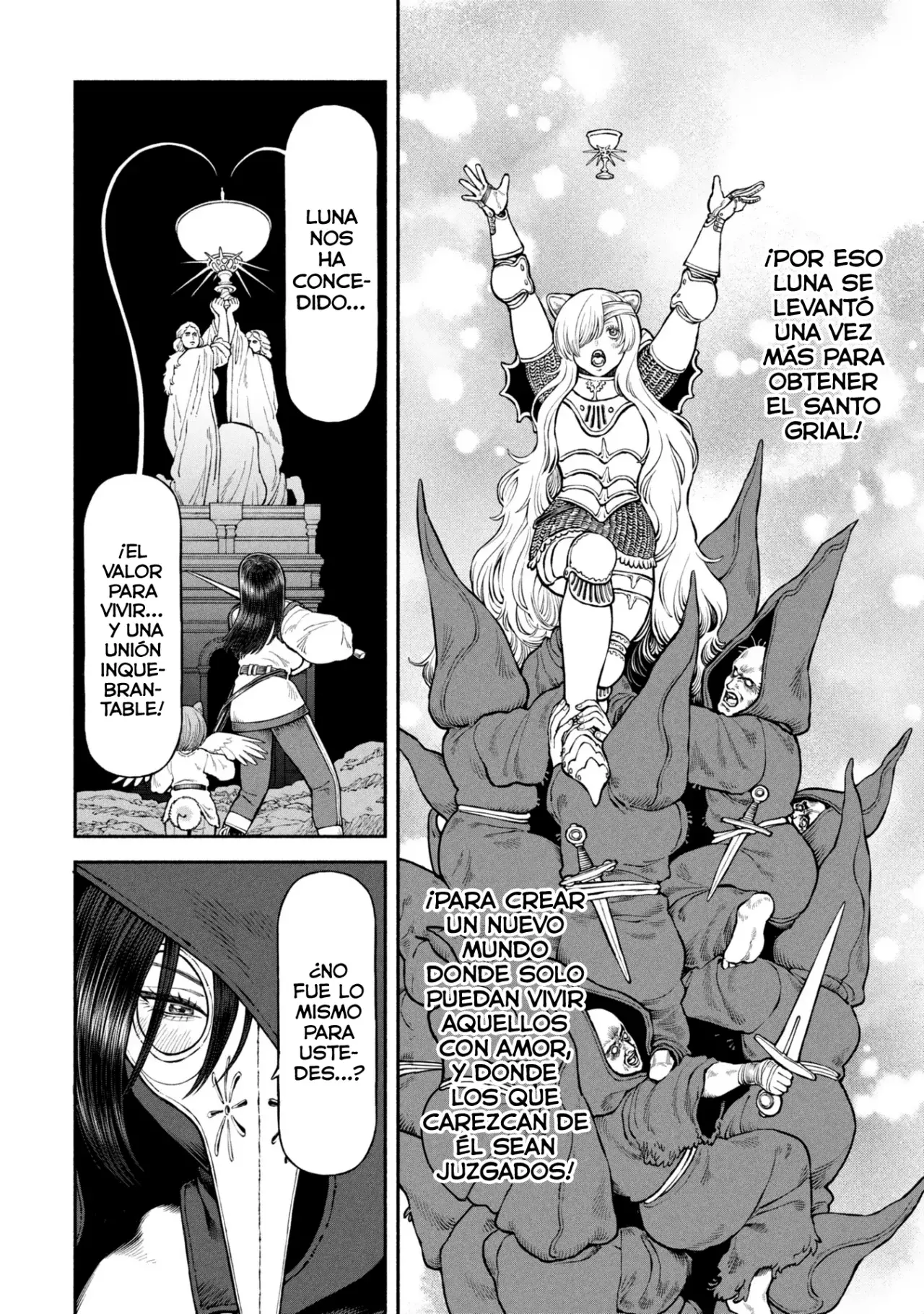 Onna Kishi to Kemomimi no Ko Capitulo 66: La guía de Luna página 9