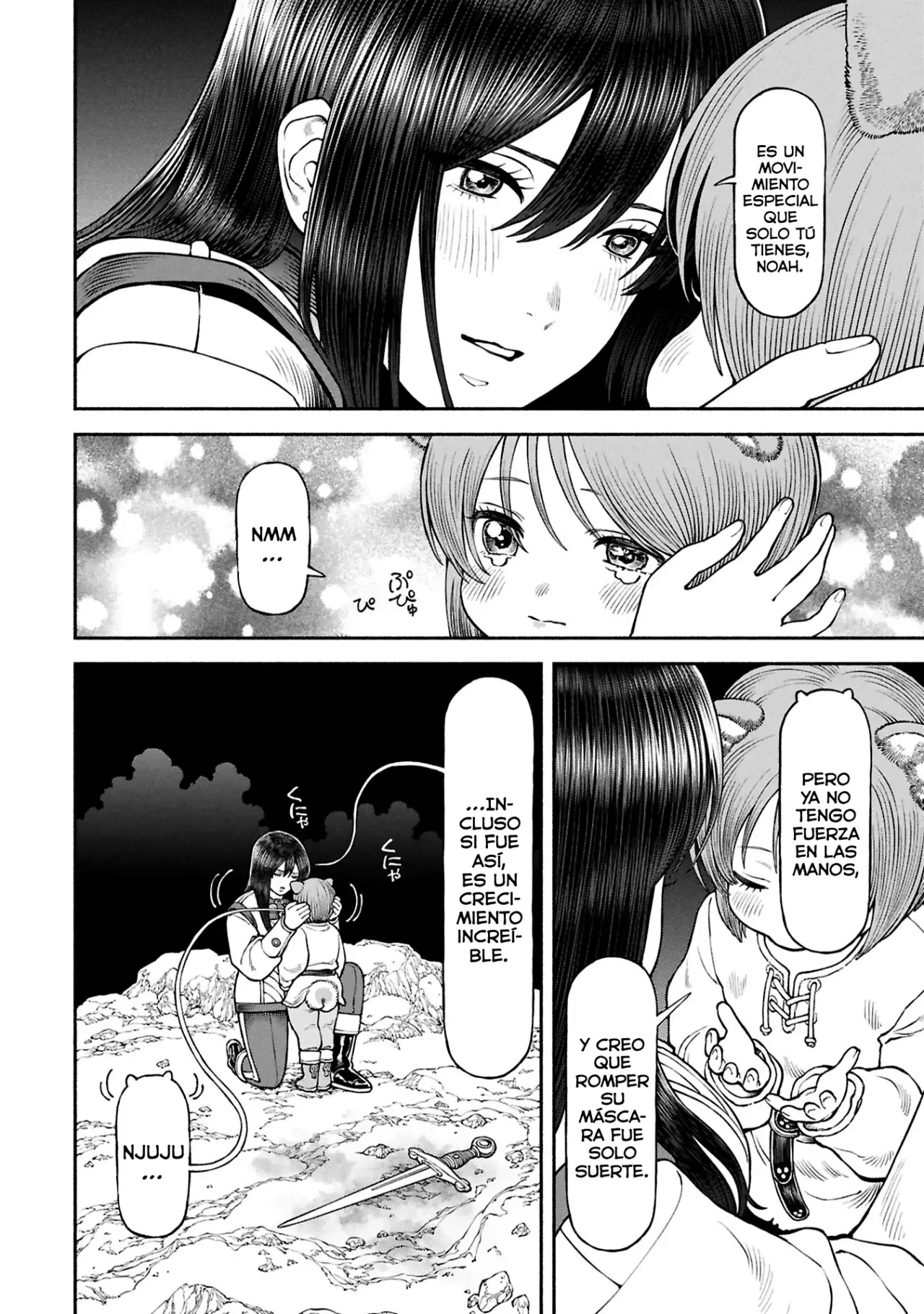 Onna Kishi to Kemomimi no Ko Capitulo 69: ¡Combate real! ¡Tajo giratorio! página 5