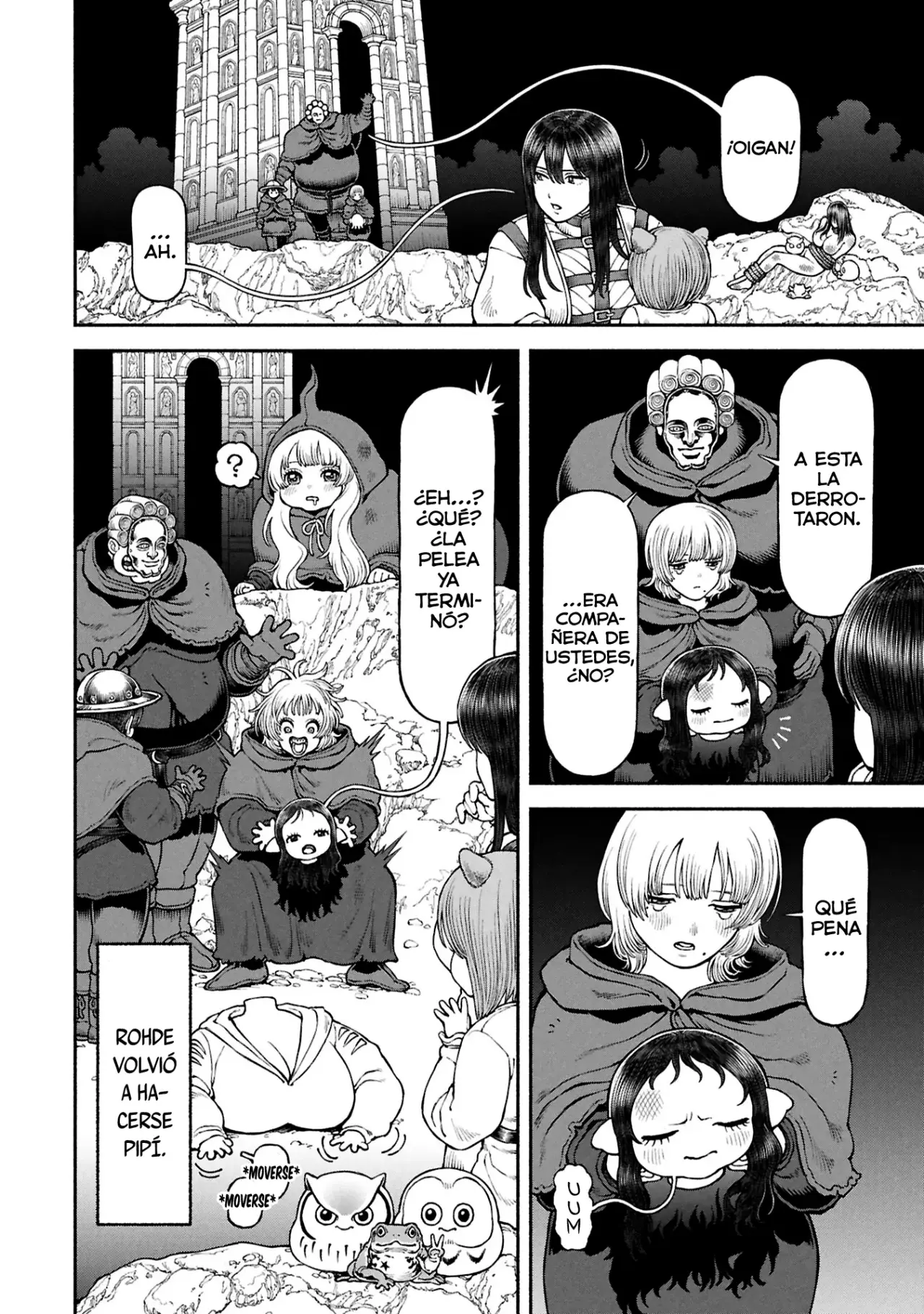 Onna Kishi to Kemomimi no Ko Capitulo 69: ¡Combate real! ¡Tajo giratorio! página 7