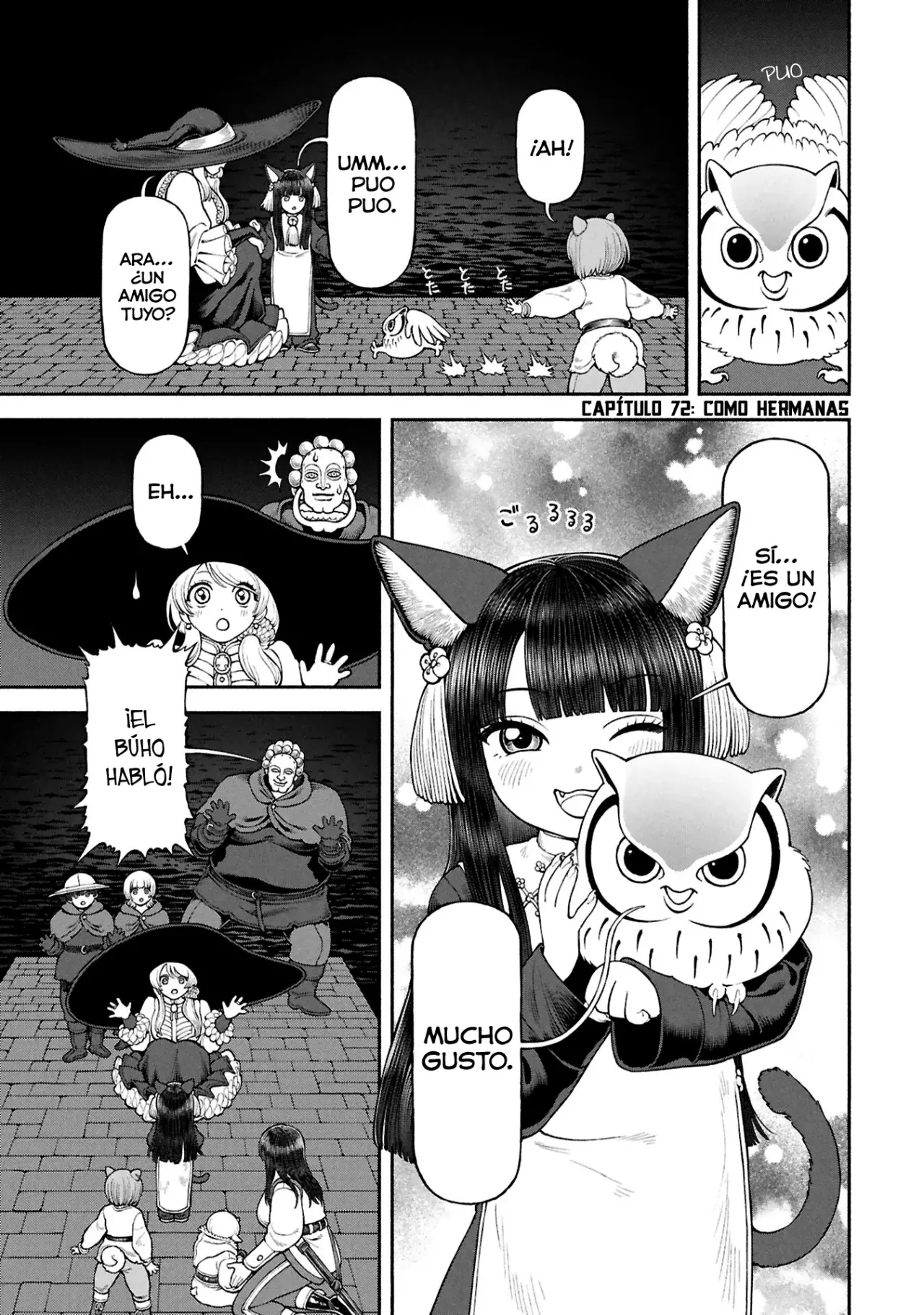 Onna Kishi to Kemomimi no Ko Capitulo 72: Como hermanas página 2