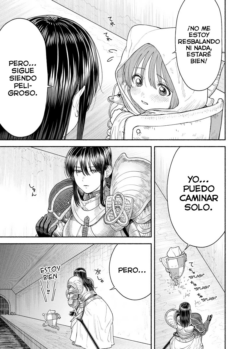 Onna Kishi to Kemomimi no Ko Capitulo 8: Una historia de resbalar página 3