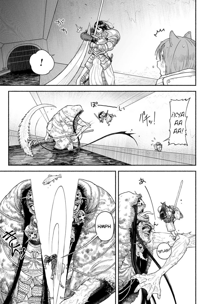 Onna Kishi to Kemomimi no Ko Capitulo 8: Una historia de resbalar página 5