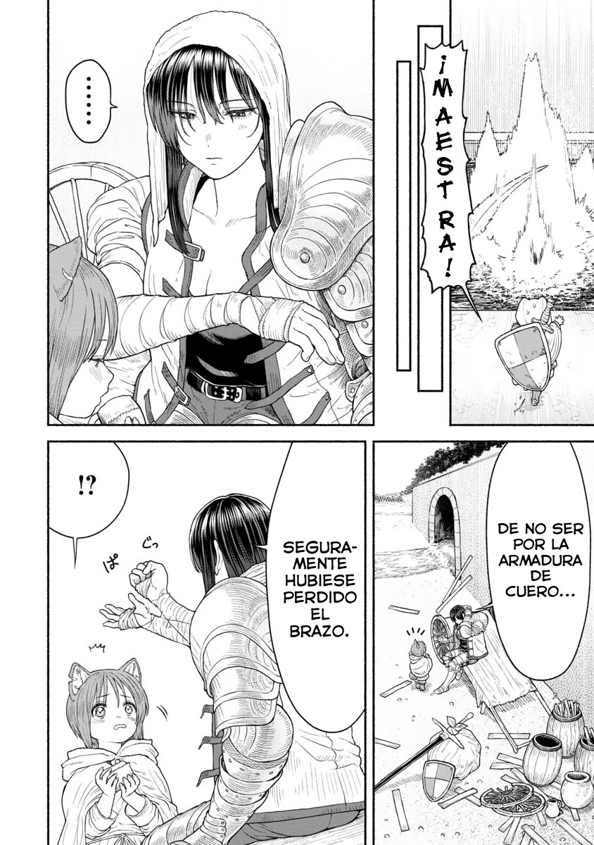 Onna Kishi to Kemomimi no Ko Capitulo 8: Una historia de resbalar página 6