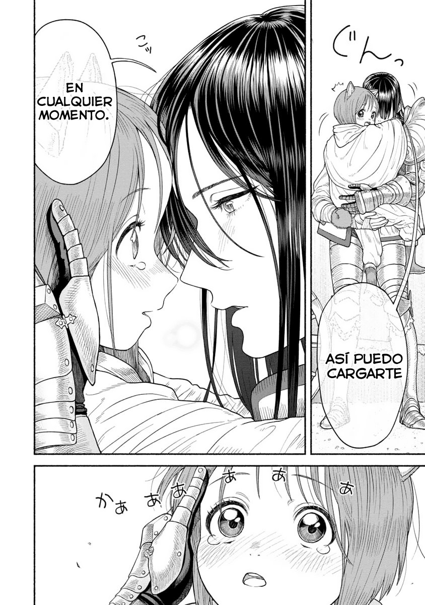 Onna Kishi to Kemomimi no Ko Capitulo 8: Una historia de resbalar página 8