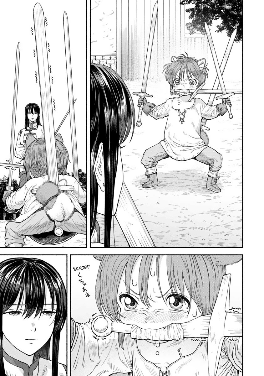 Onna Kishi to Kemomimi no Ko Capitulo 9: frutos del entrenamiento página 7