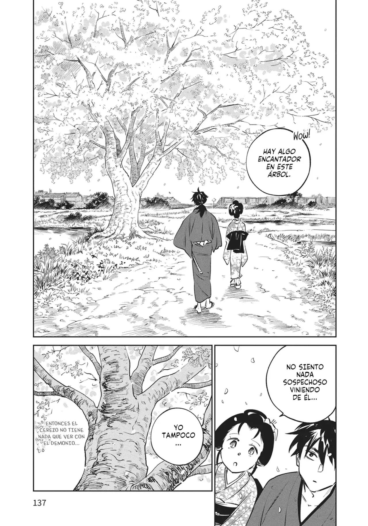 Kijin Gentoushou Capitulo 24: Bajo el cerezo en la noche página 14