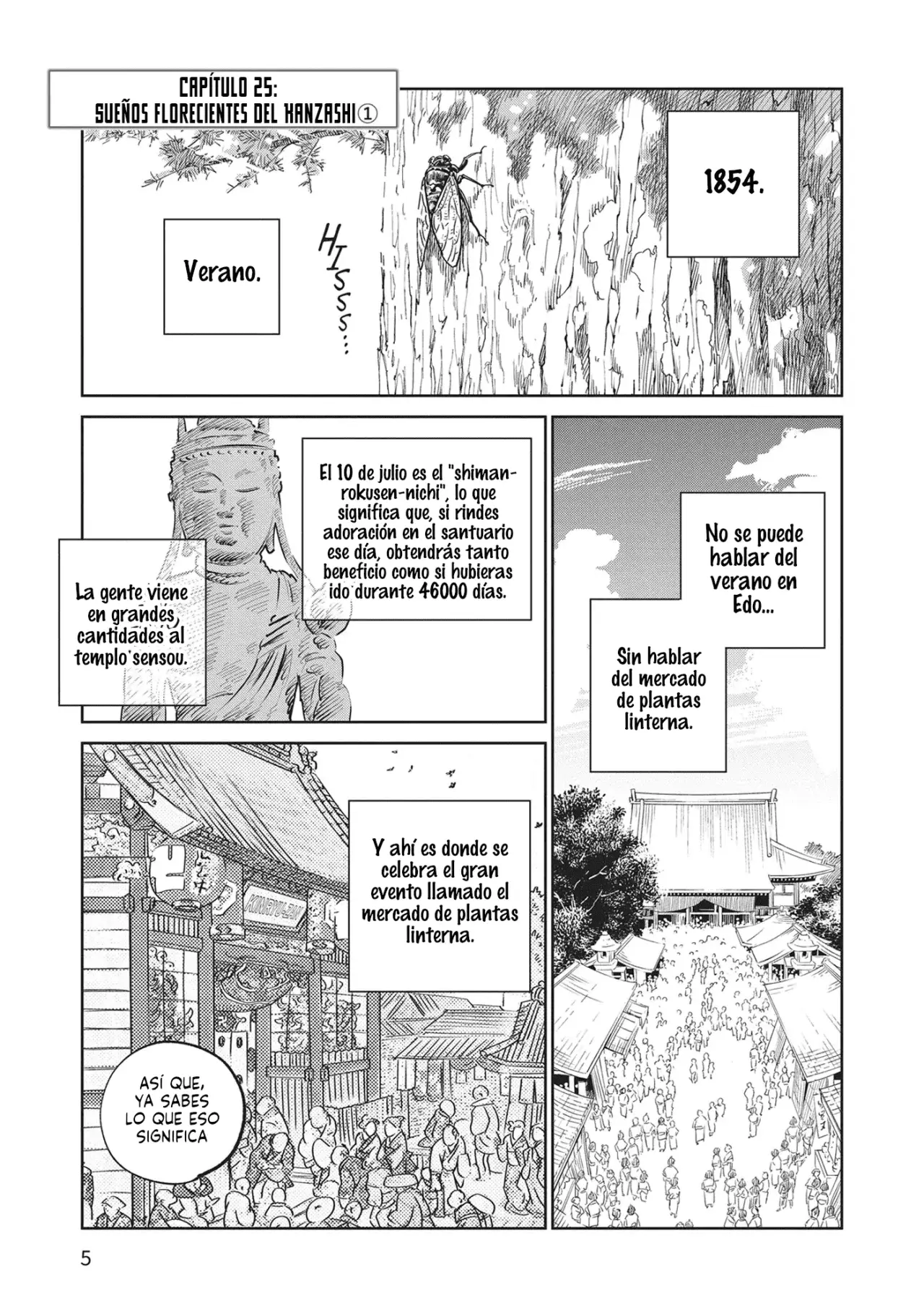 Kijin Gentoushou Capitulo 25: Sueños florecientes del Kanzashi (1) página 6