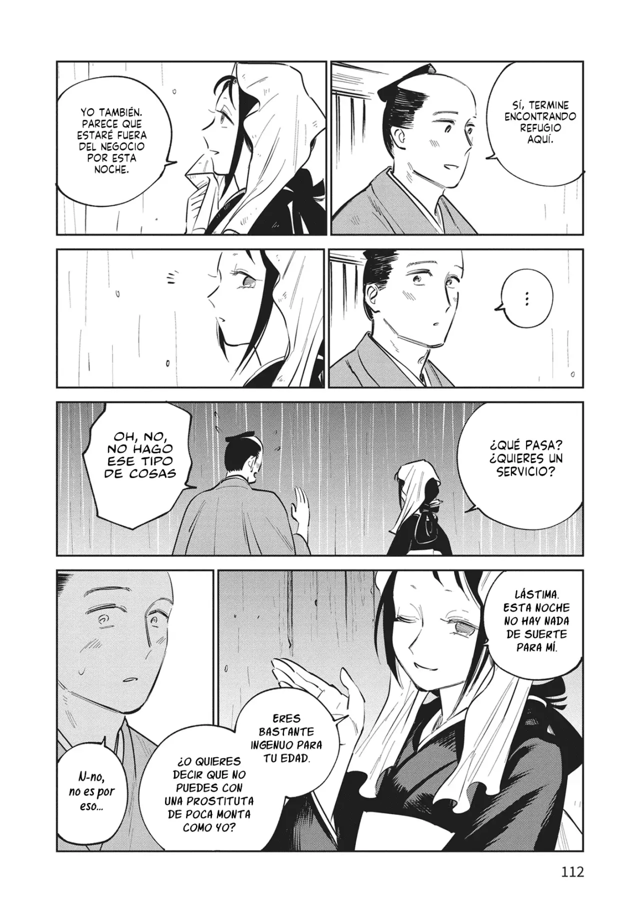 Kijin Gentoushou Capitulo 28: Una historia secundaria: Una prostituta bajo la lluvia (1) página 7