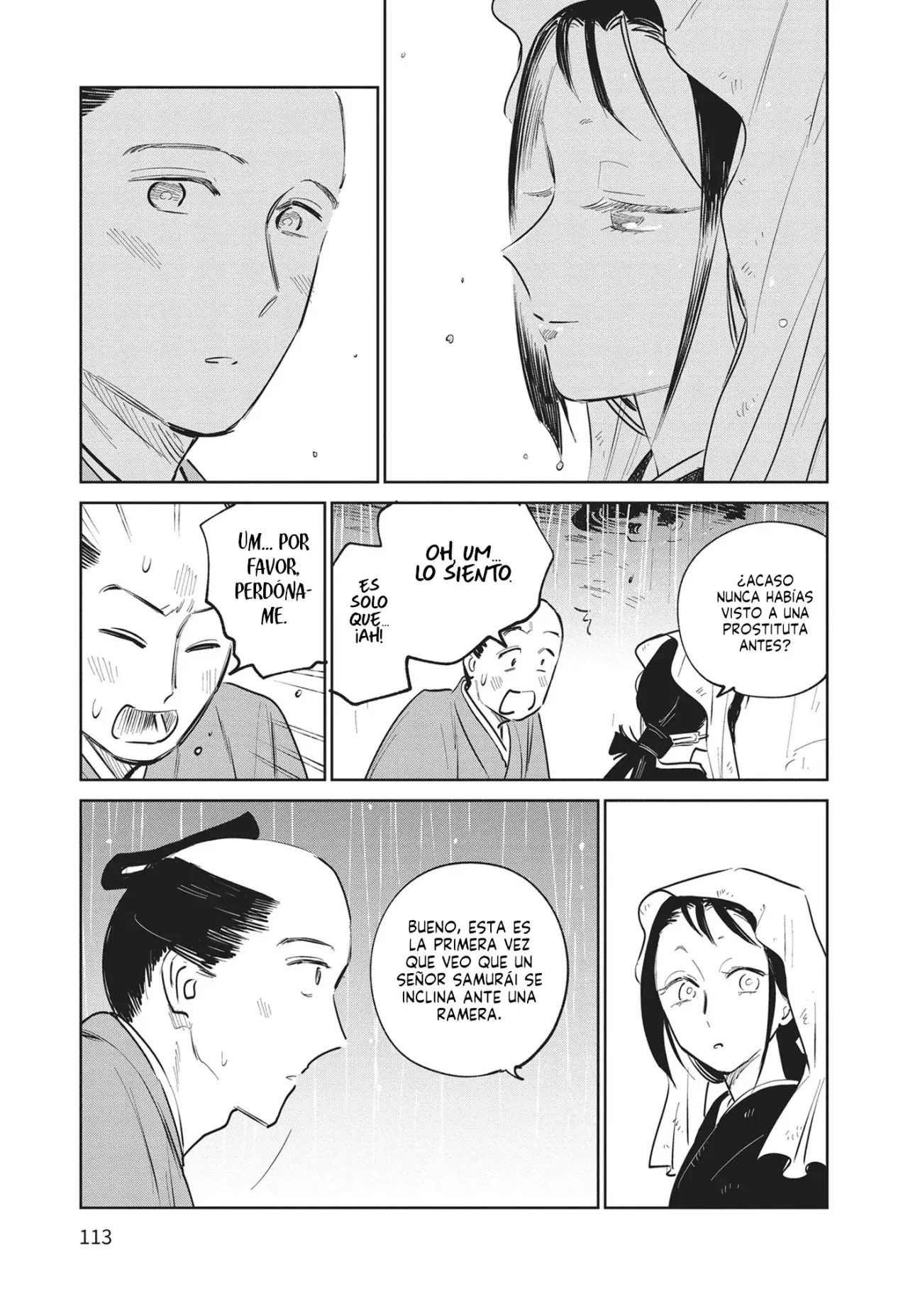 Kijin Gentoushou Capitulo 28: Una historia secundaria: Una prostituta bajo la lluvia (1) página 8